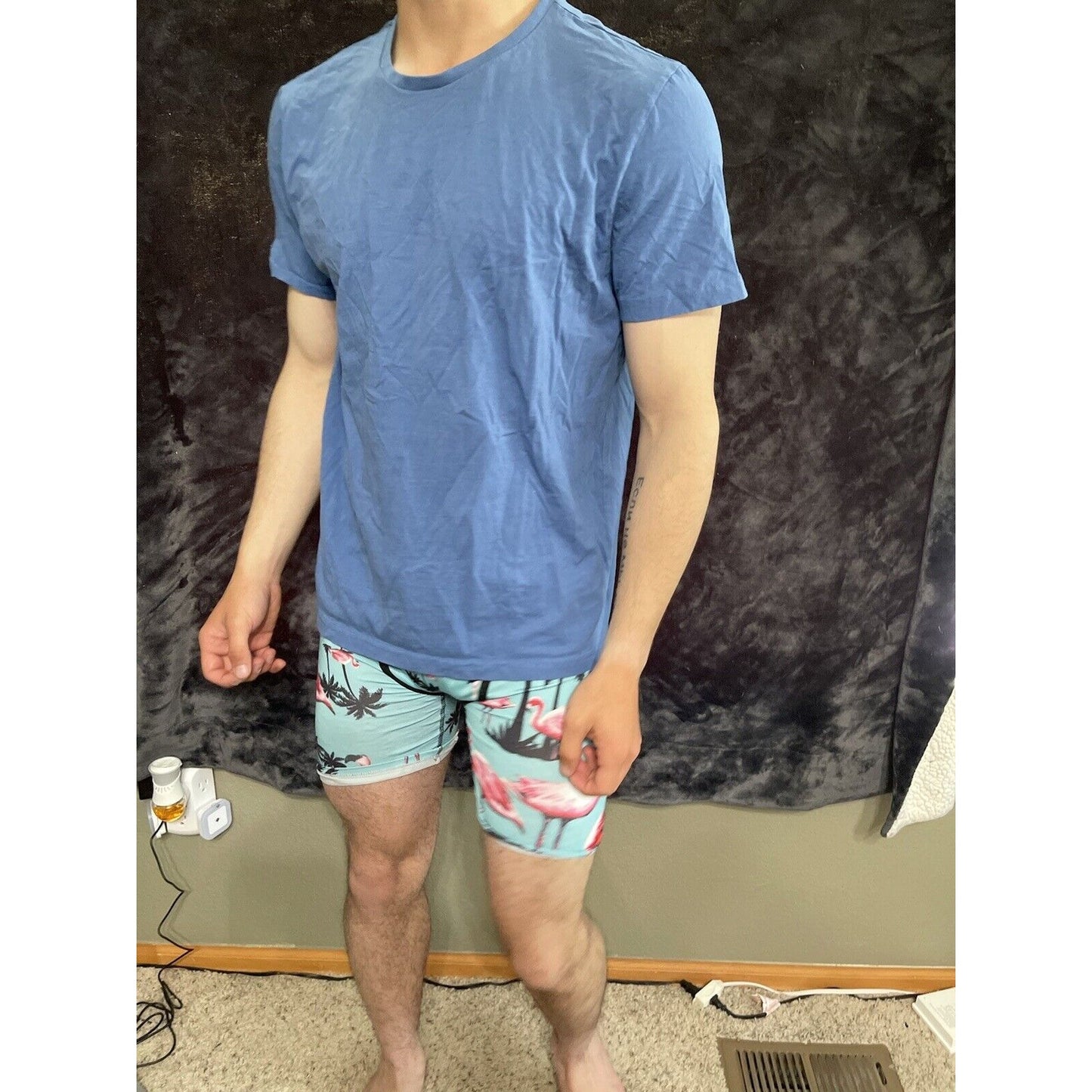 Men’s Large Forever 21 Blue Short Sleeve Shirt
