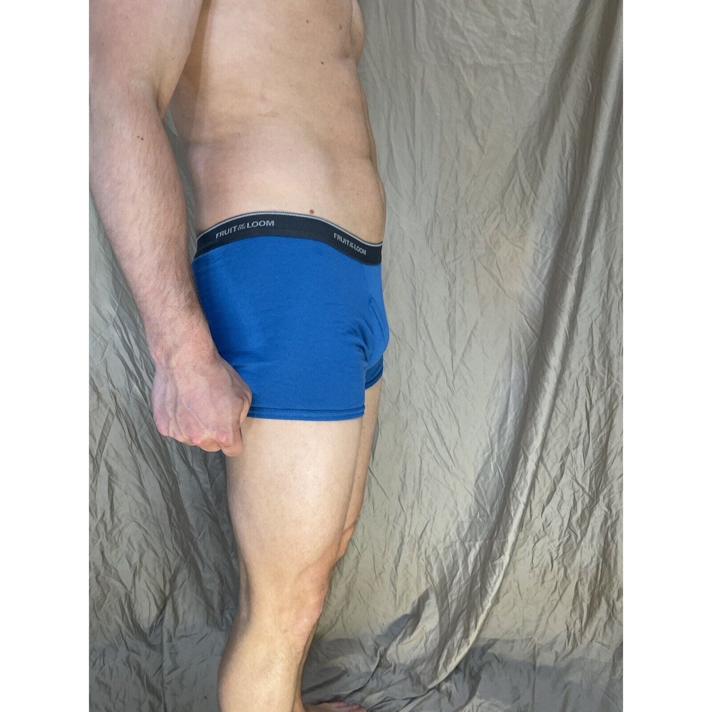 boy's large fruit of the loom boxer brief Blue