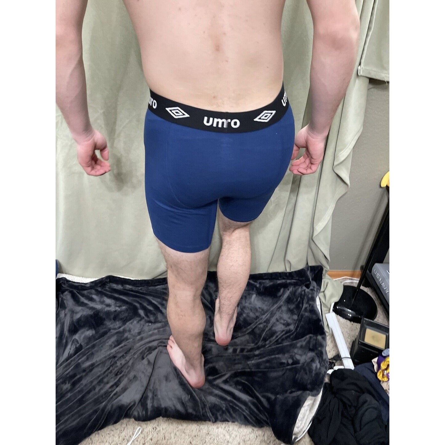Umbro Men’s Large Royal Blue Compression Shorts