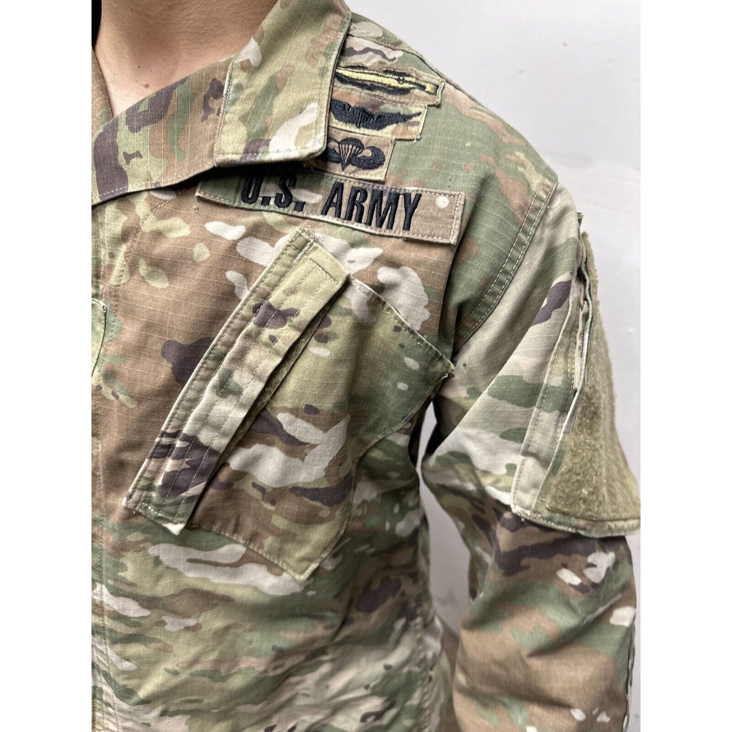 Men’s Warrant Officer Rank Ocp Top Blouse Army Air Force Combat Small Short
