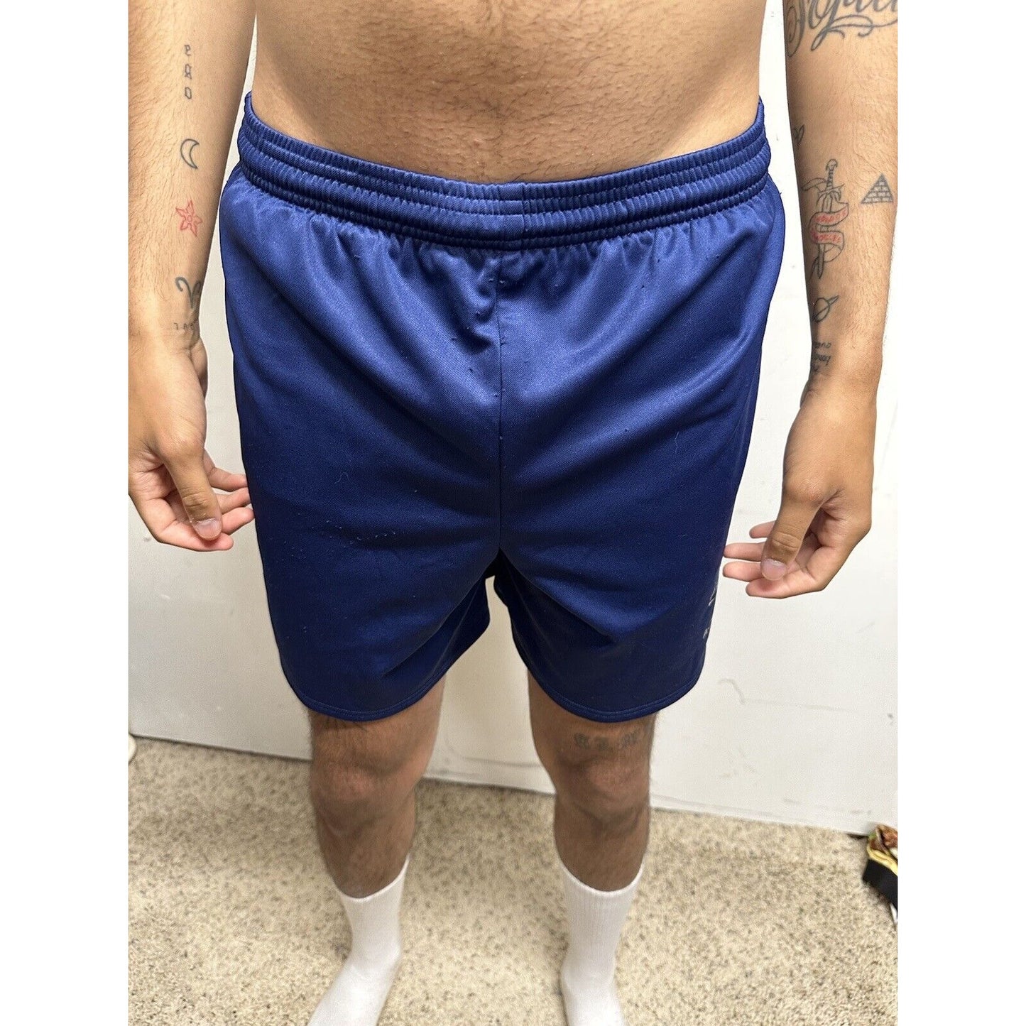 Women’s Medium USAFA Air Force Academy Cadet PT Workout Uniform Shorts Blue