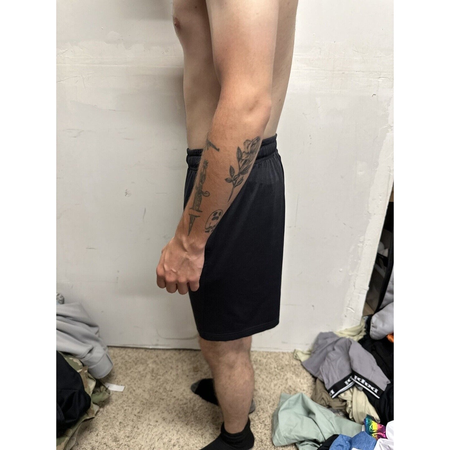 Men’s Black Medium Reebok Shorts With Pockets