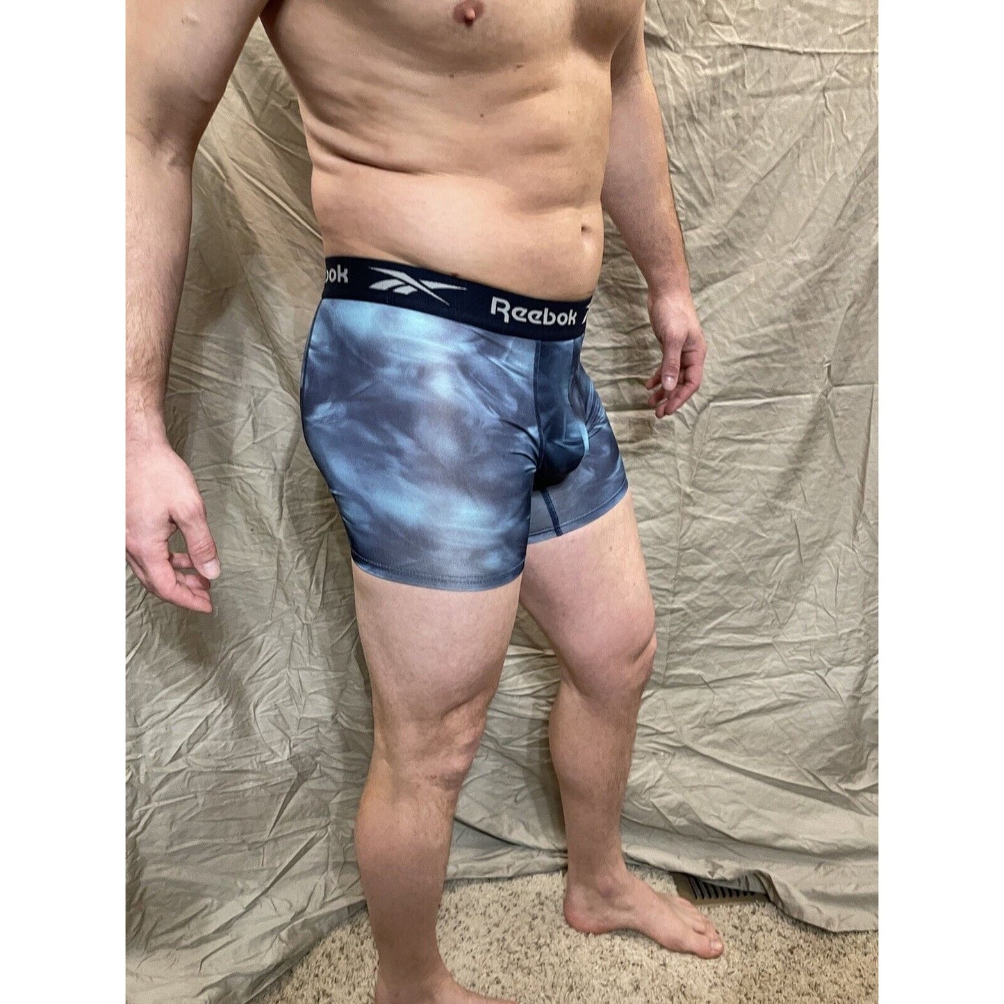 men's reebok small multicolor compression shorts