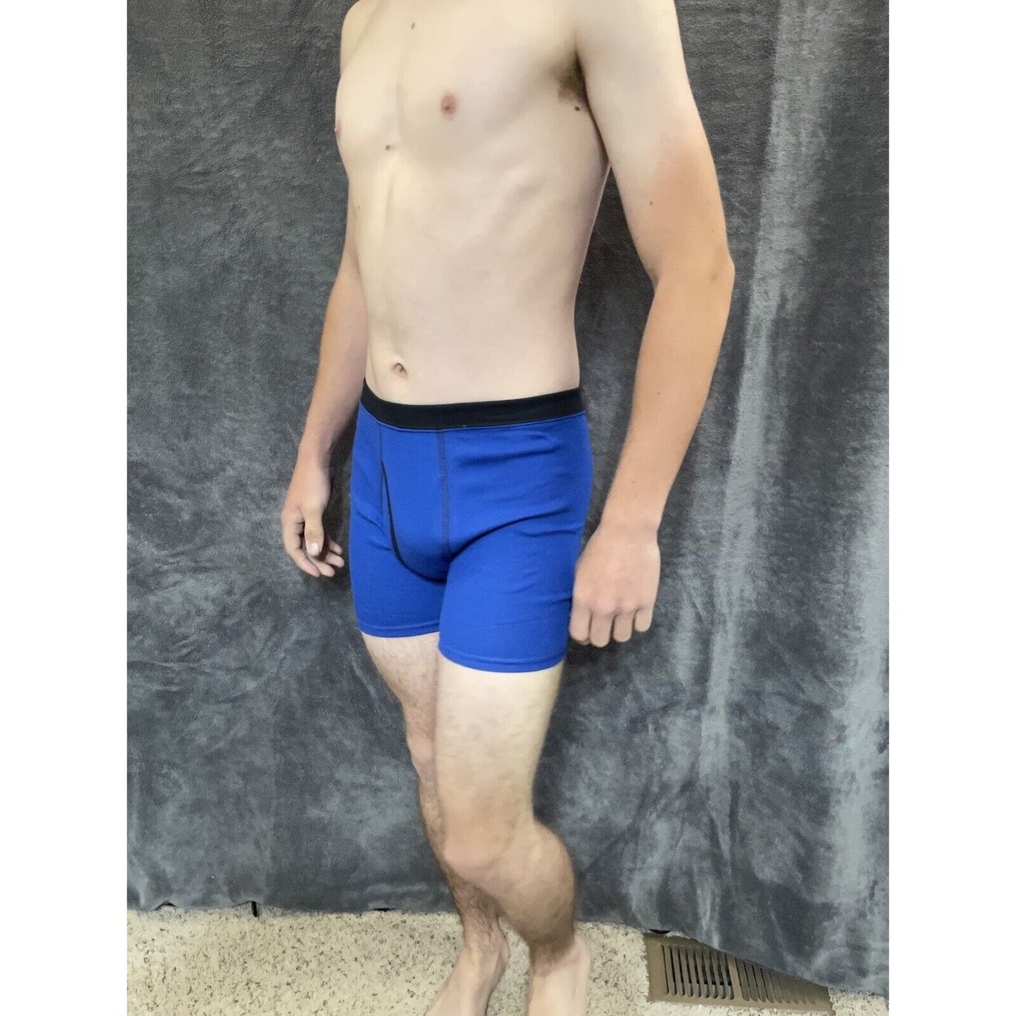 boy's youth XL royal blue hanes boxer brief