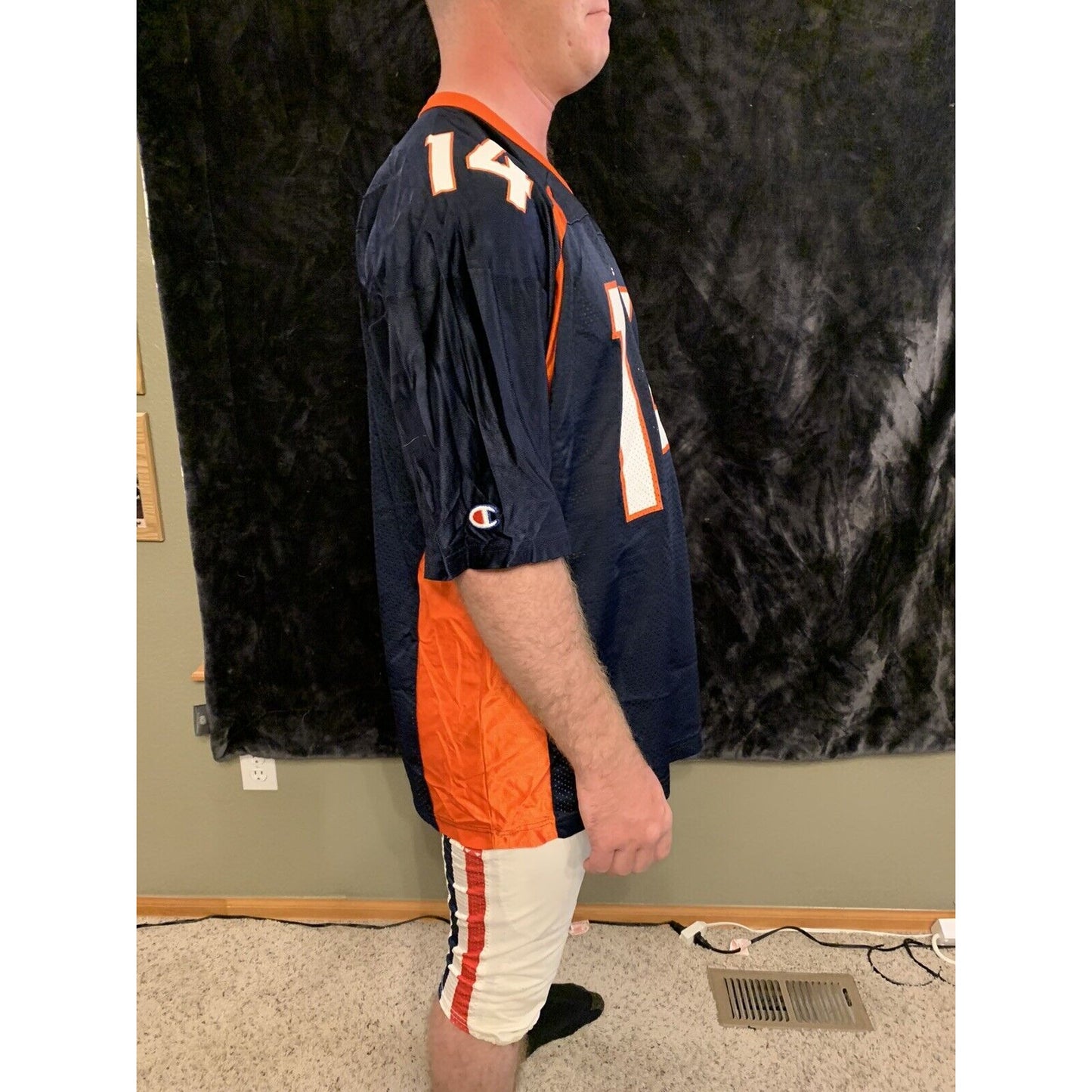 Brian Griese #14 Denver Broncos Authentic Vintage Champion Mens Jersey Size L-44