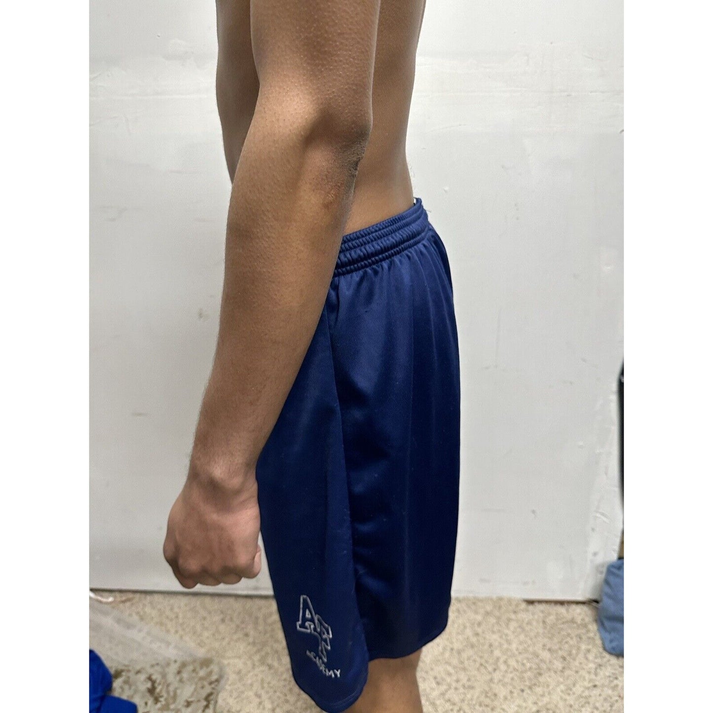 Men’s blue medium athletic usafa Air Force academy cadet shorts