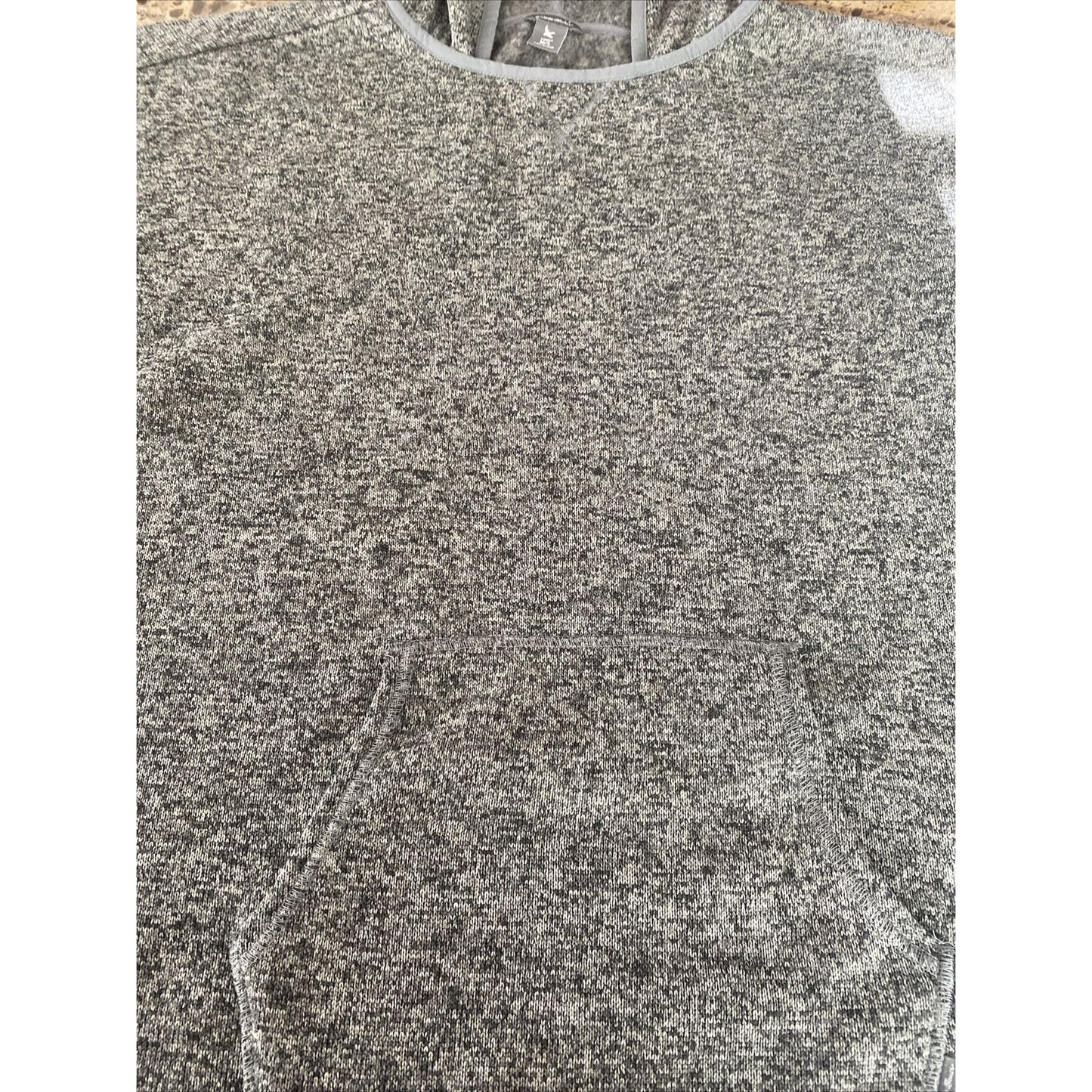 Eddie Bauer Women's Medium/Large Gray Polyester Radiator Fleece Poncho