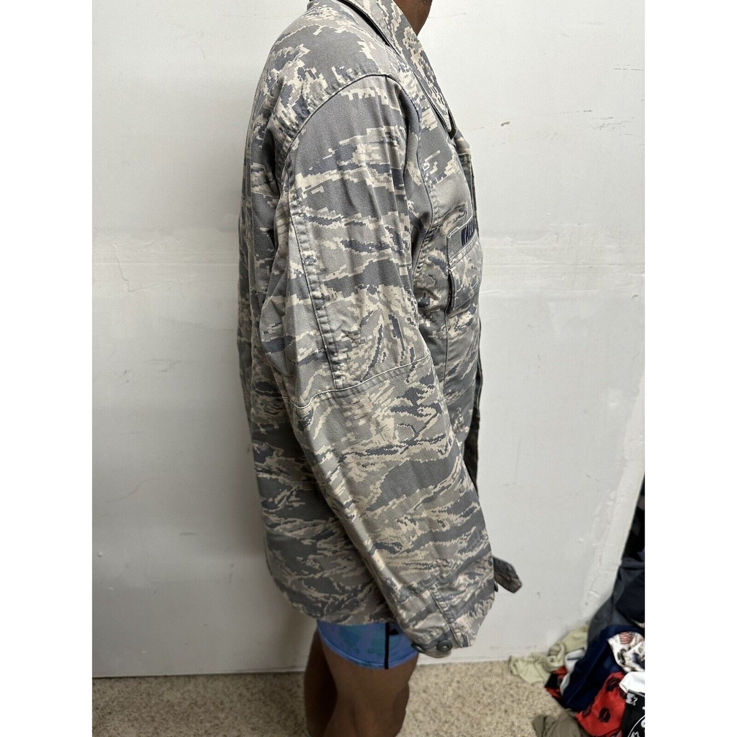Men’s USAF Abu Airman Battle Uniform 42R Coat Top Blouse Civil Air Patrol