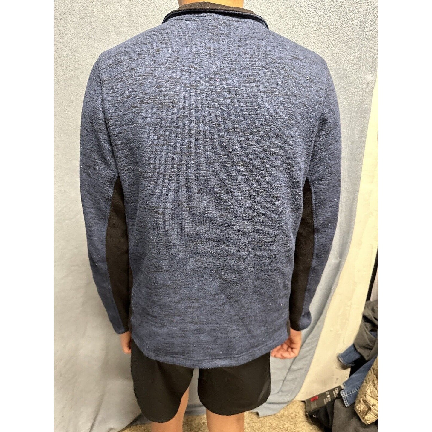 Men’s Blue 1/4 Zip Pullover Colorado Vail Gear For Sports Sweater