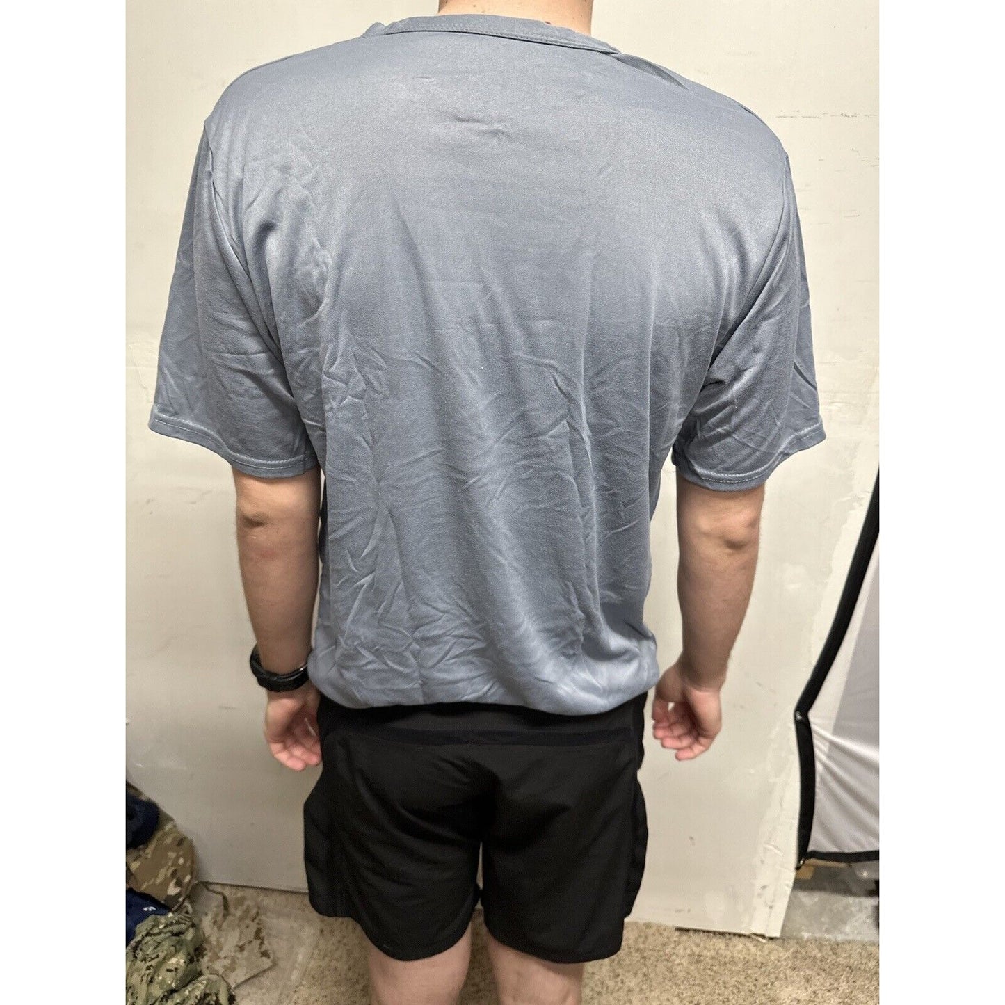 Men’s TKO Large Gray Short Sleeve Tshirt polyester