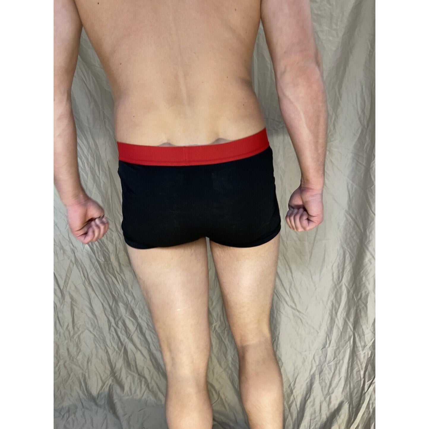 men's aero aeropostale Black With red Band boxer brief