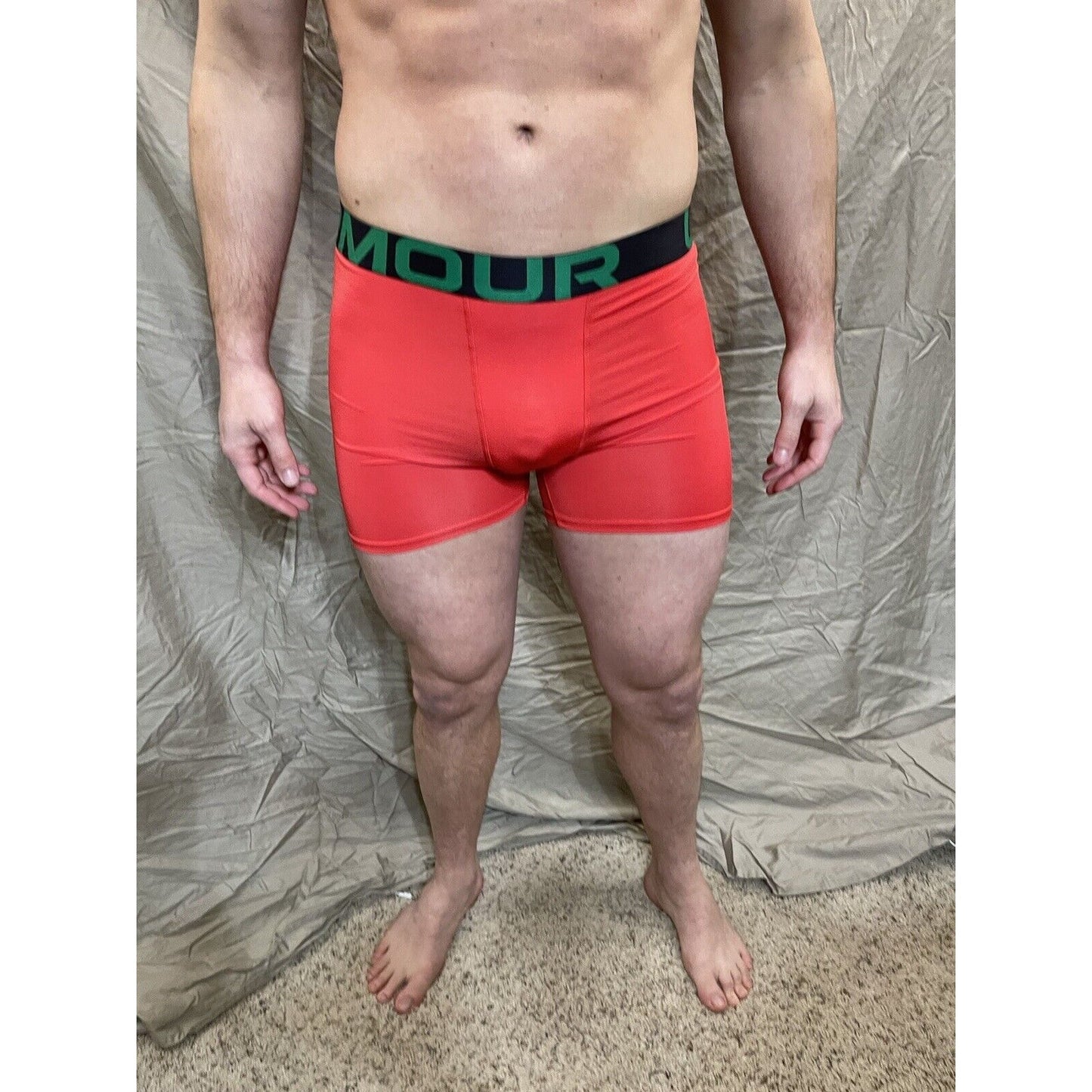Boy's Youth Extra Large boxer jock under armour red
