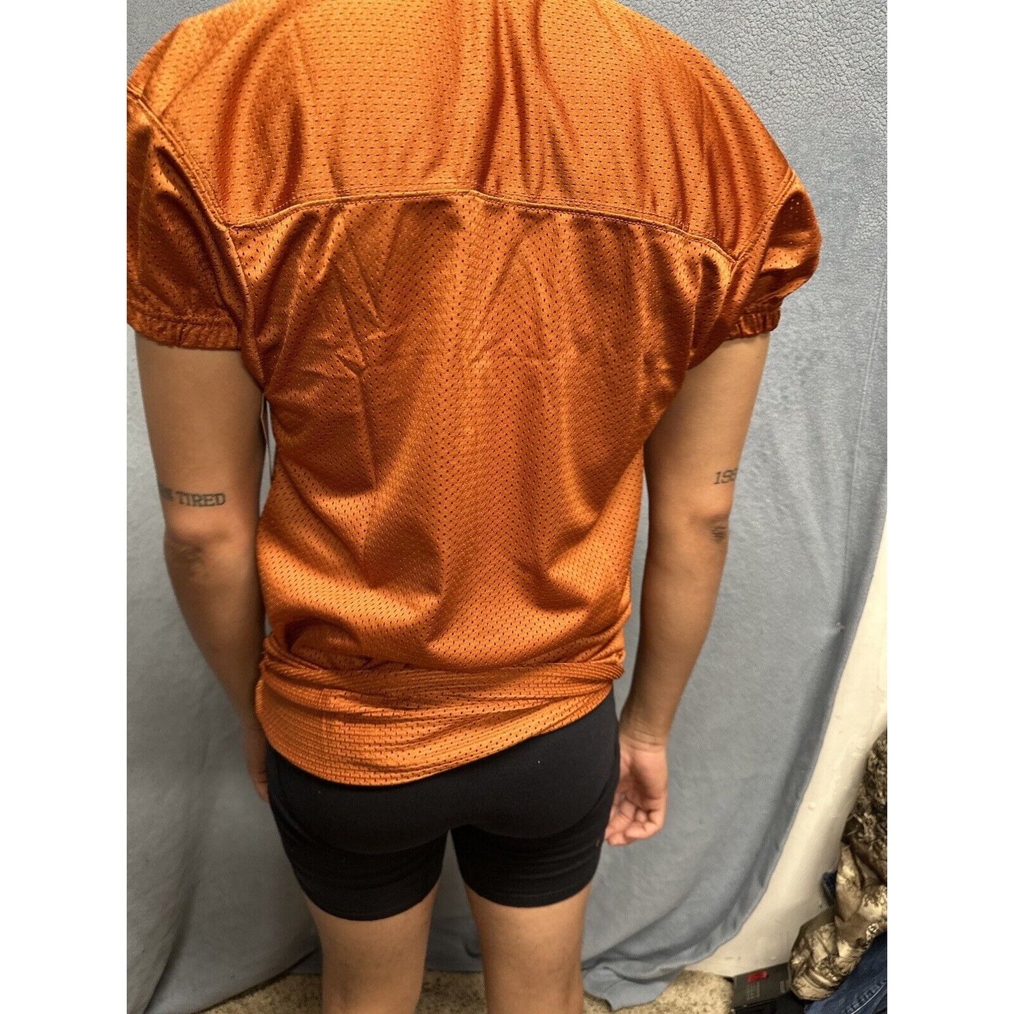 Champro Adult Audible Football Game Jersey TEXAS ORANGE MD