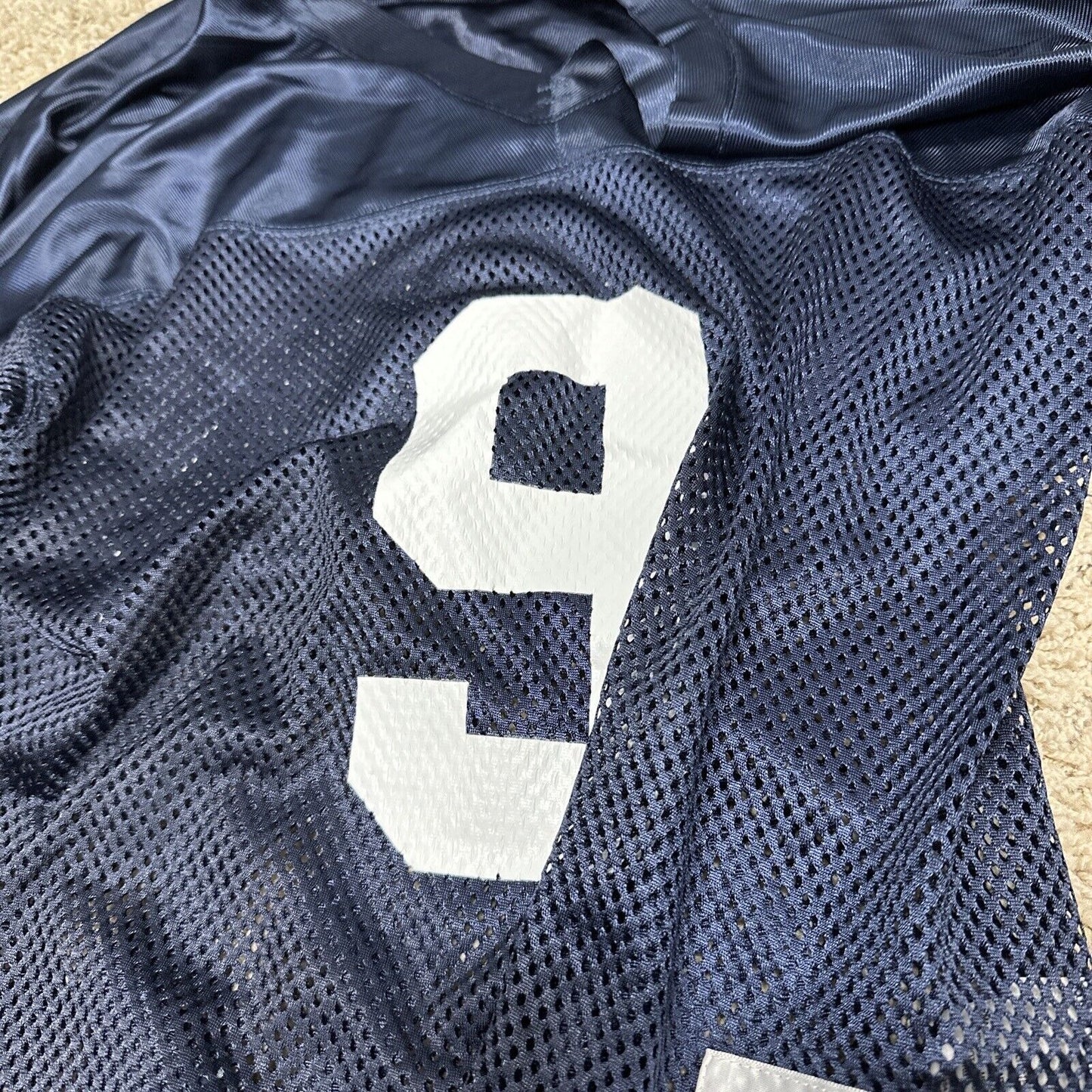Youth Large/XL Alleson Athletics Navy Blue Football Jersey