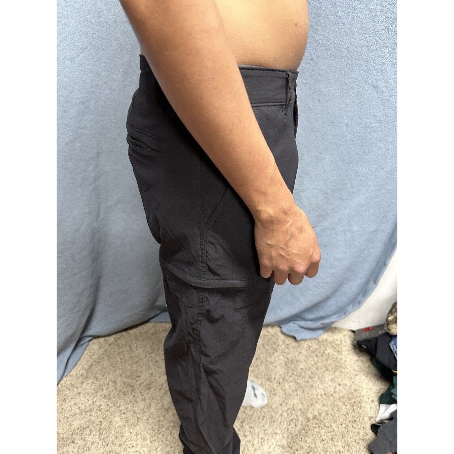 Men’s Union Bay 38x34 Black Nylon And Spandex Pants