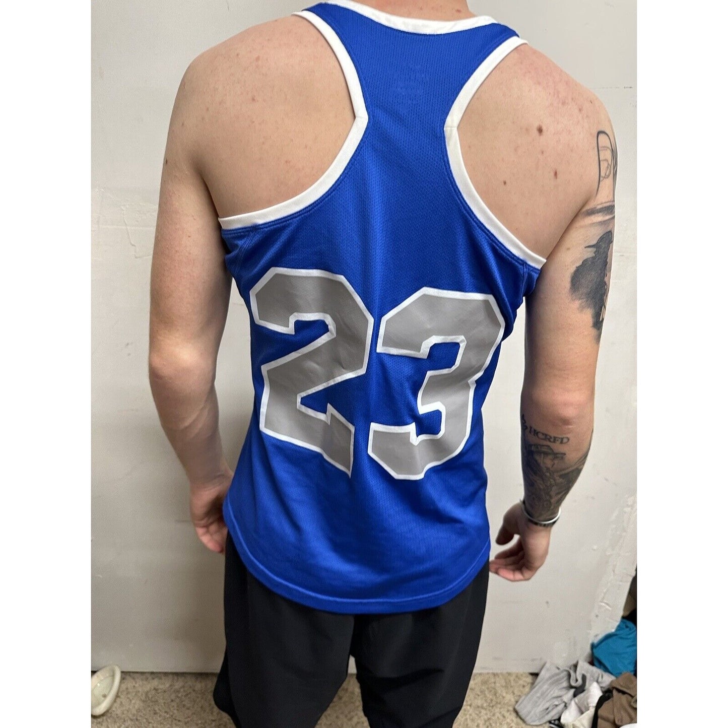Men’s Large Nike Dri-fit USAFA Air Force Academy Jersey Tank Top Athletic