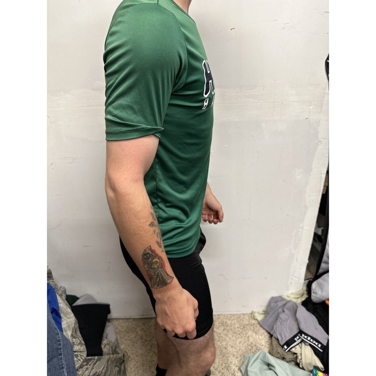 Men’s Small Green A4 Hawks Baseball Shirt Jersey