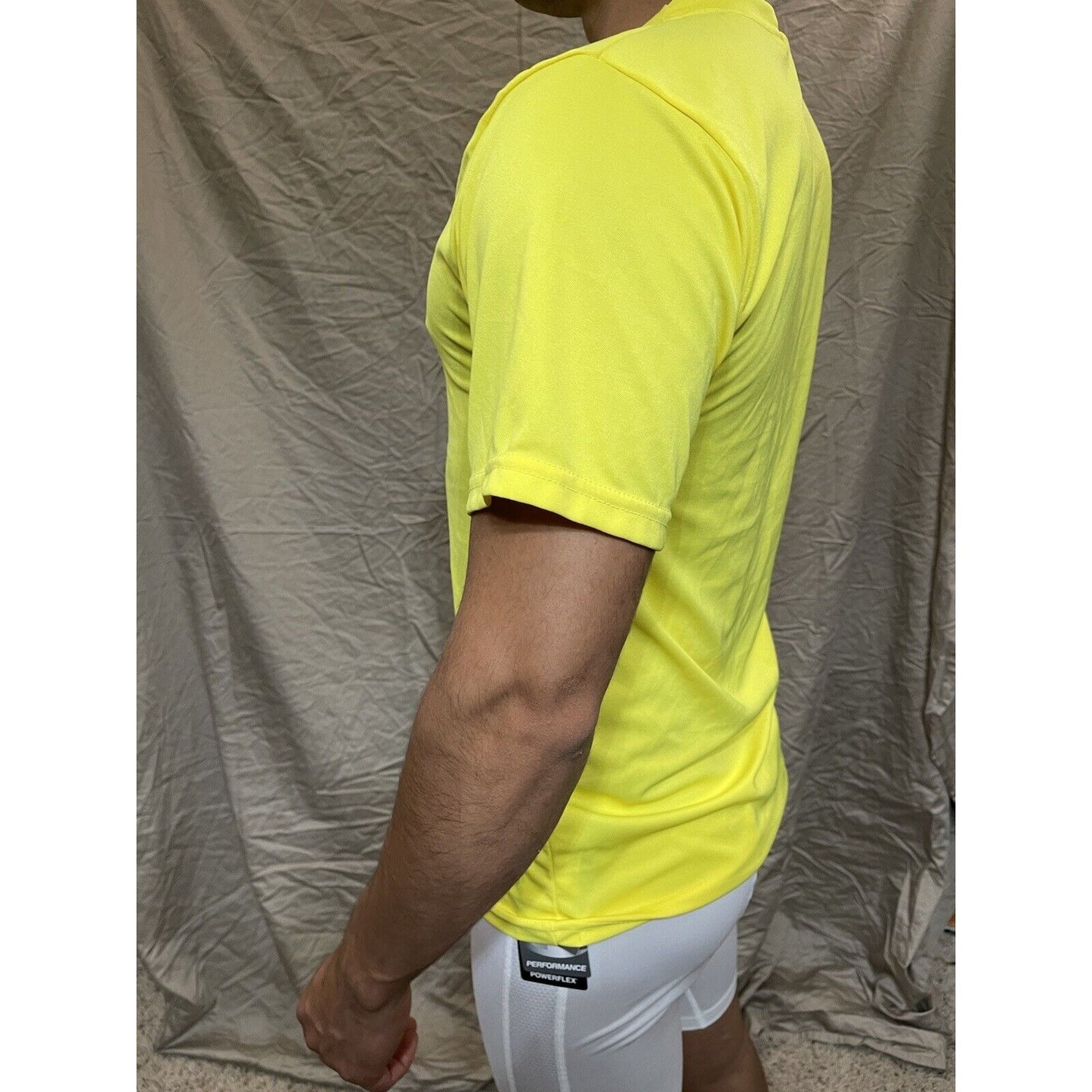 Men's Augusta Sportswear Moisture Management Athletic shirt Yellow Small