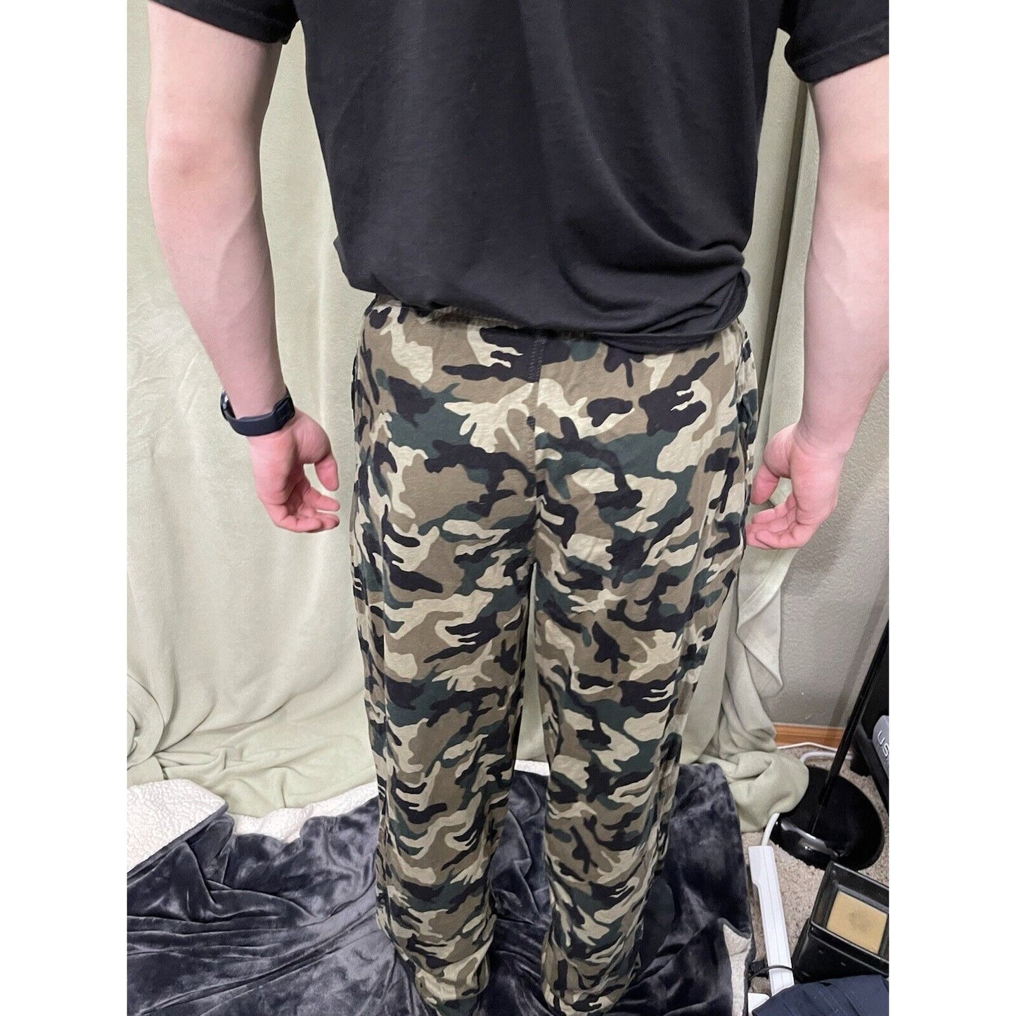 Men’s Medium Pajama Pants Sleepwear Moose Pine Duck Bear