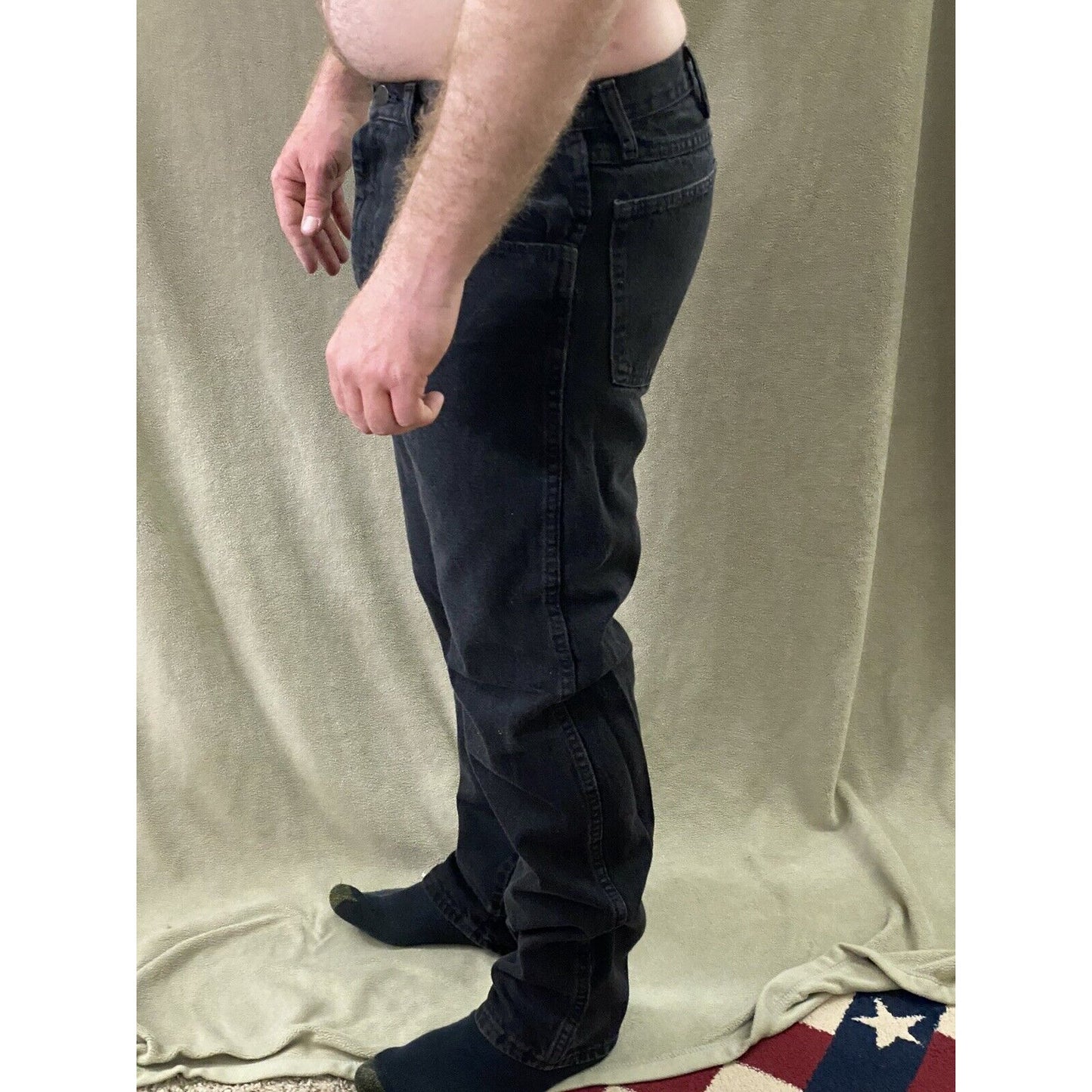 Wrangler Rustler Regular Men’s size 34x32 Black Jeans