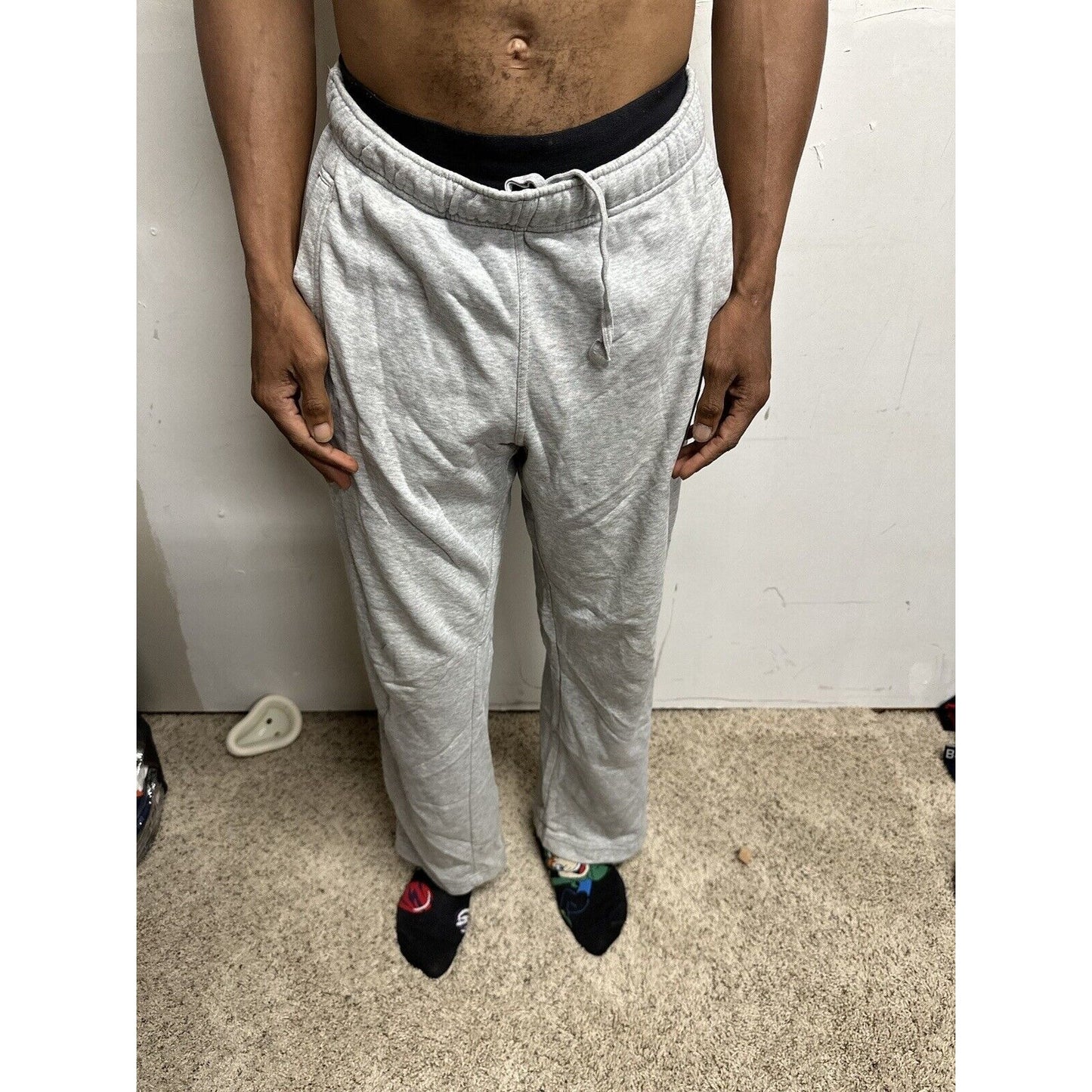 Men’s Medium Gray Puma Sweat Pants With Pockets