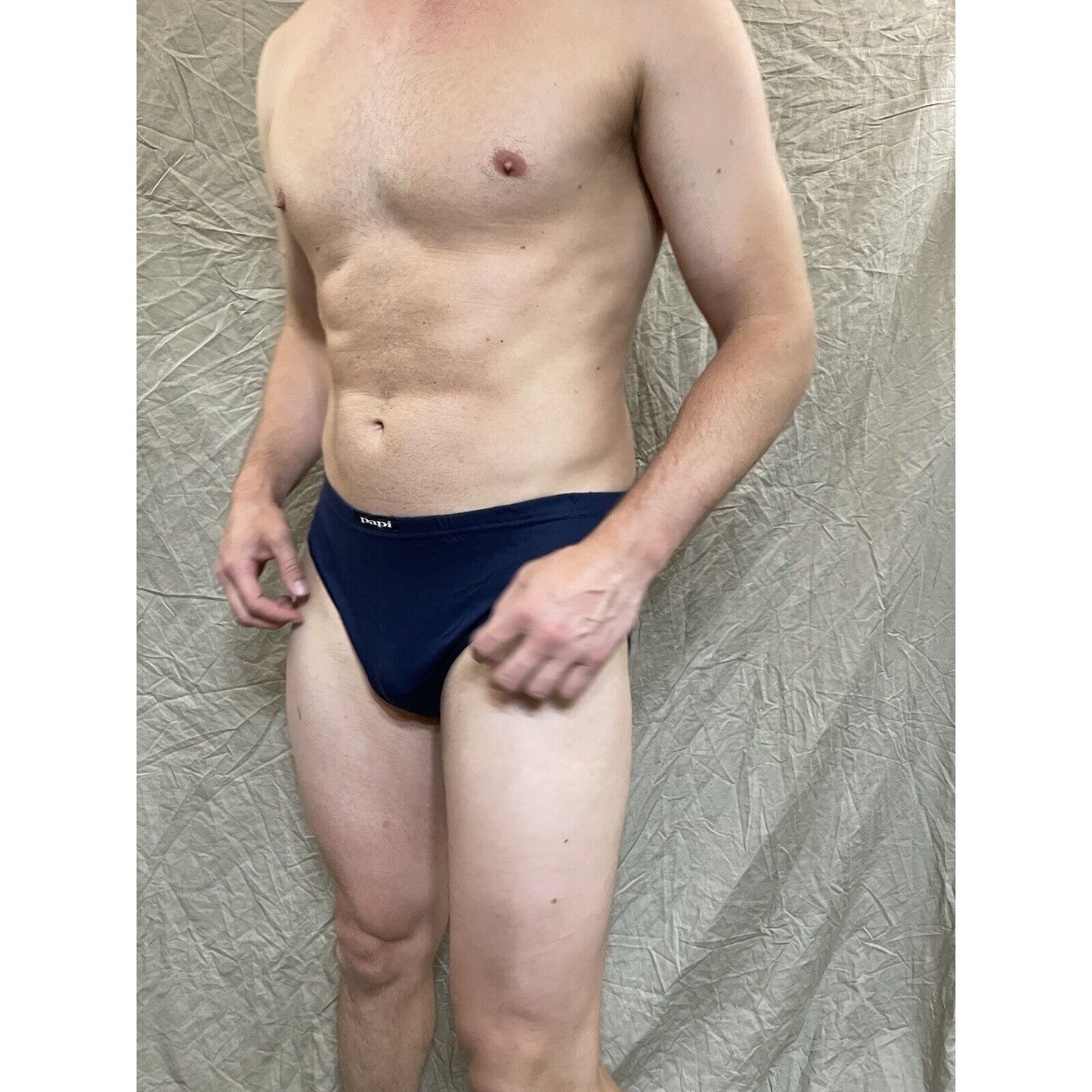men's papi midnight Blue Large brief cotton