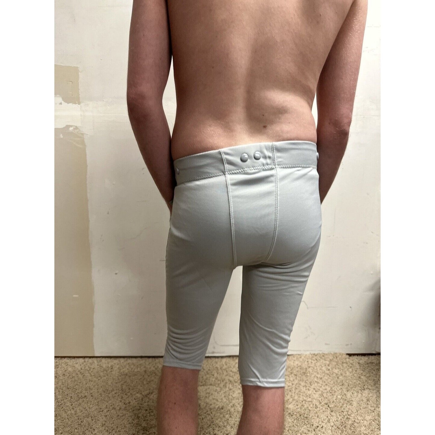 teen boys XXL russell athletic gray football pants