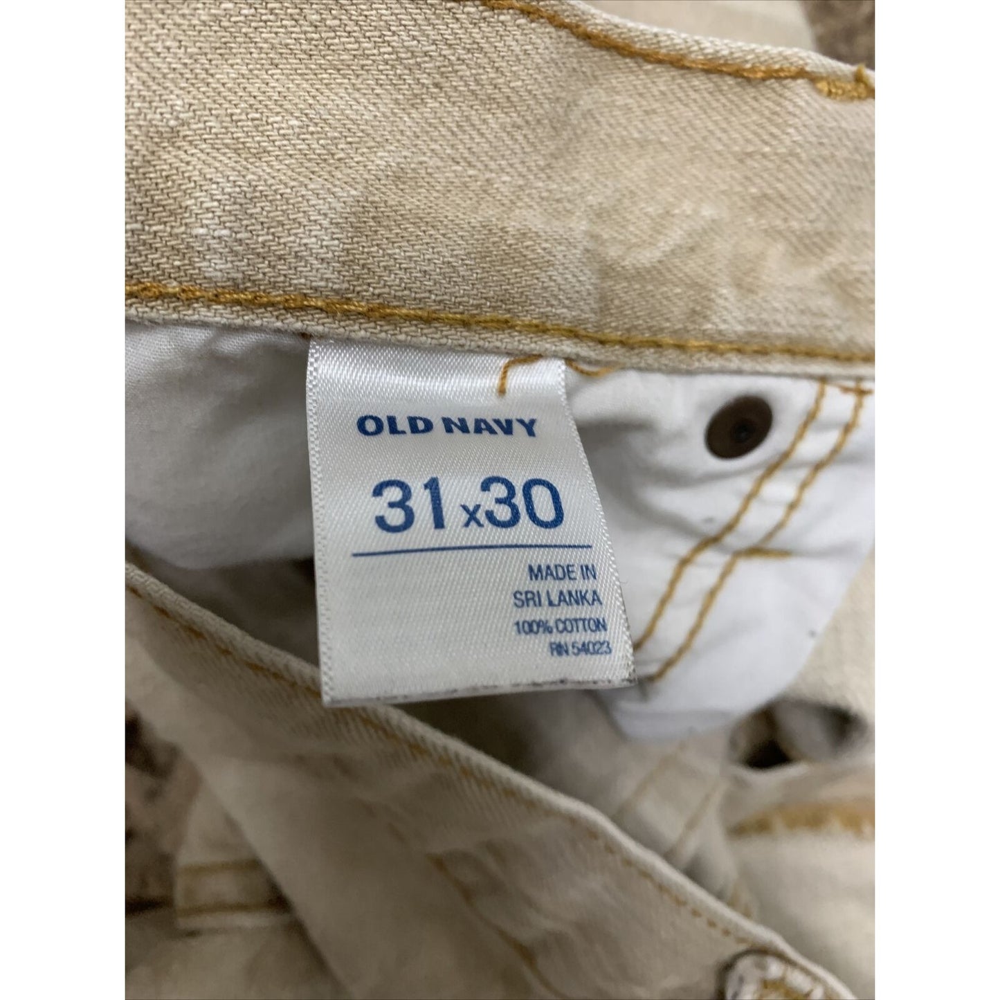 Old Navy Famous Jeans Tan 31 X 30 Men’s Pants