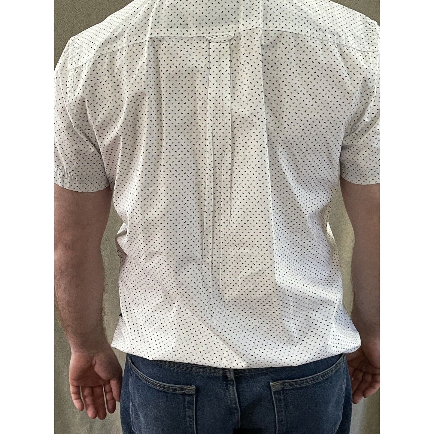 Men’s Kenneth Cole Large Button Shirt White