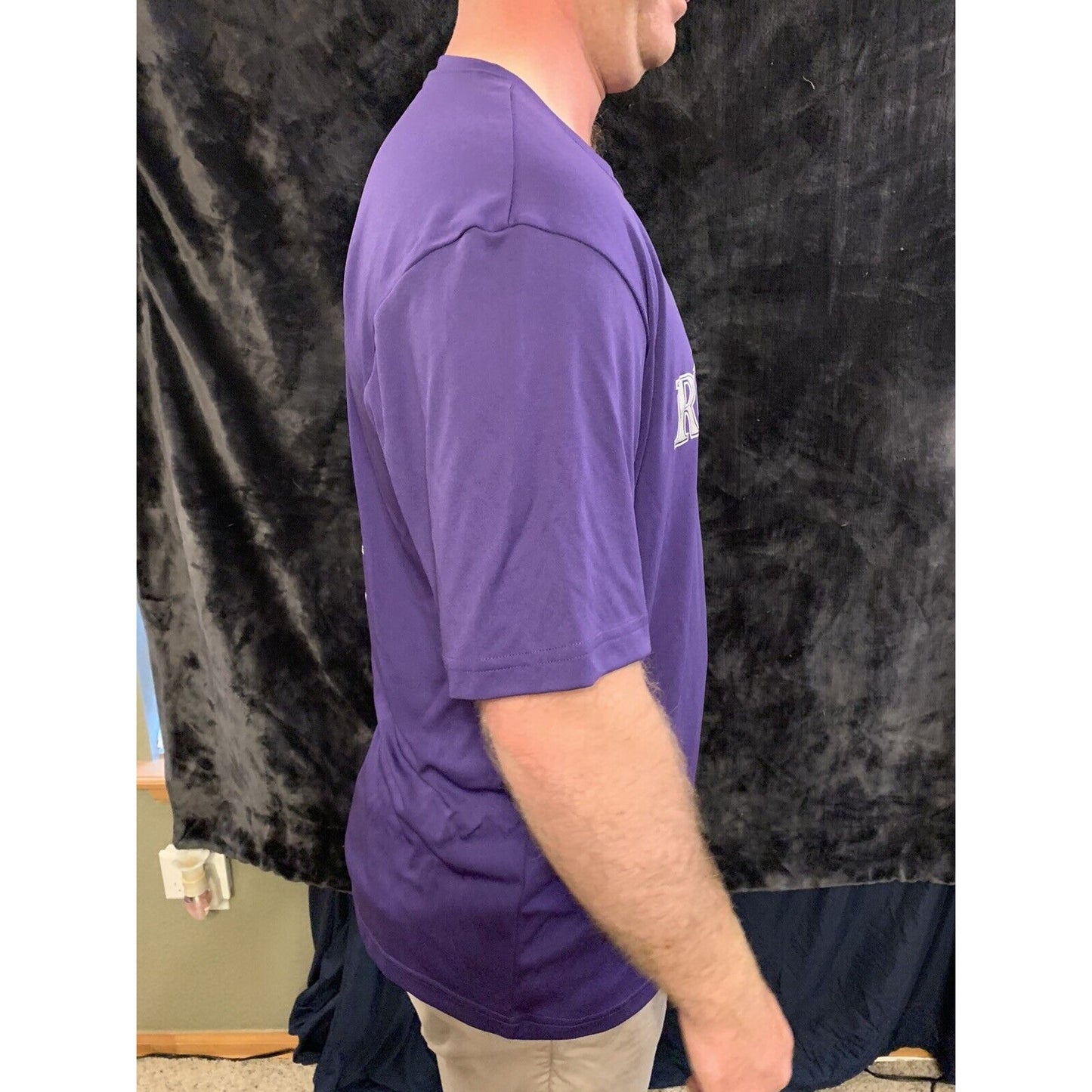 Colorado Rockies Moisture Wicking Sport-tek T-shirt Large