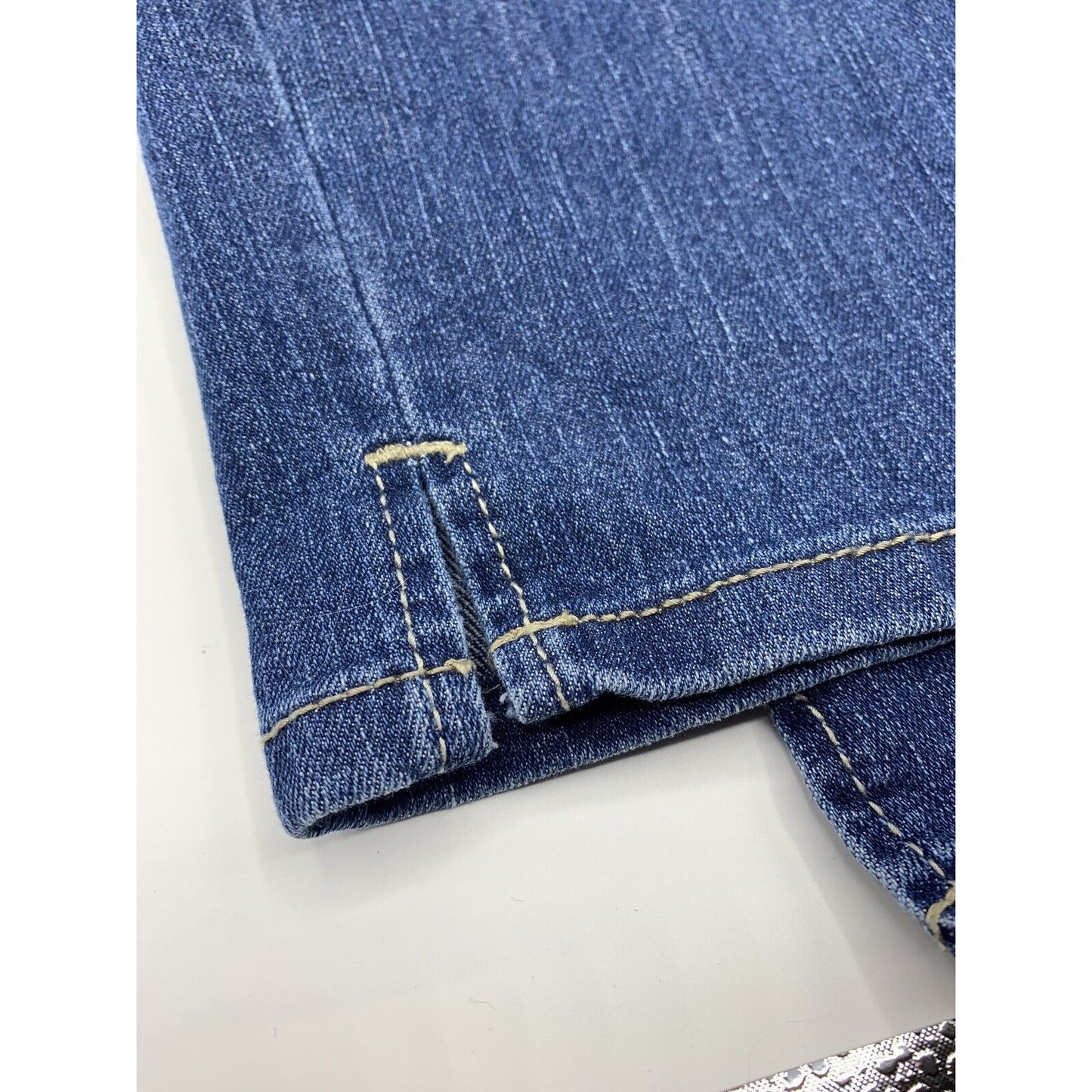 Womens Nine West Dark Denim Bootcut Jeans Size 12/30 Average
