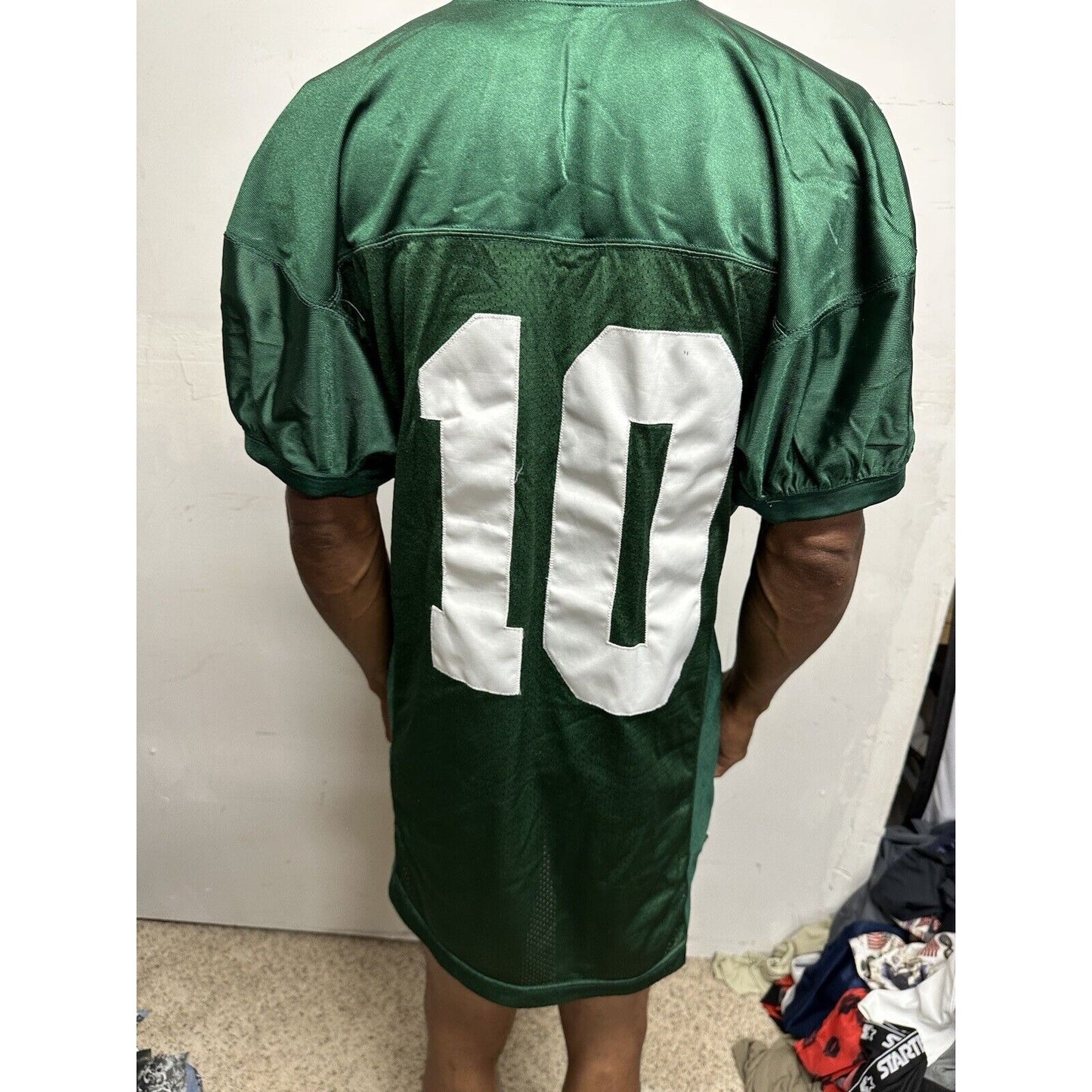 Men’s Medium Pine Creek High School Football Jersey Green #10 Riddell
