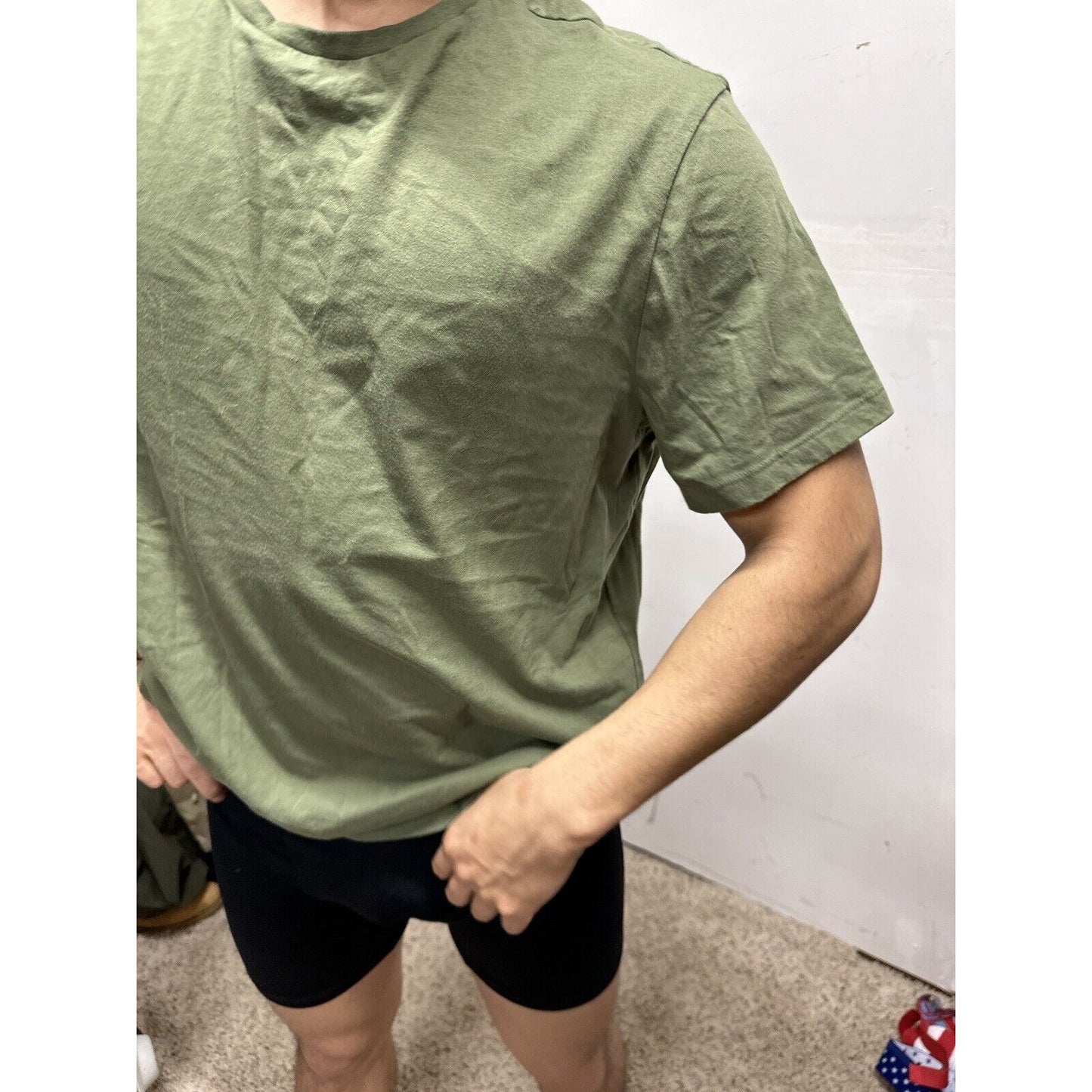 Men’s Urban Up Pipeline XXL Olive Green Marine Usmc Short Sleeve Tshirt