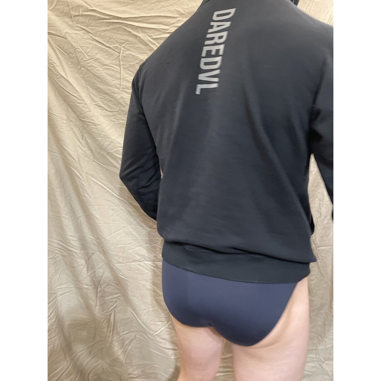 Men's black daredvl medium pullover hoodie