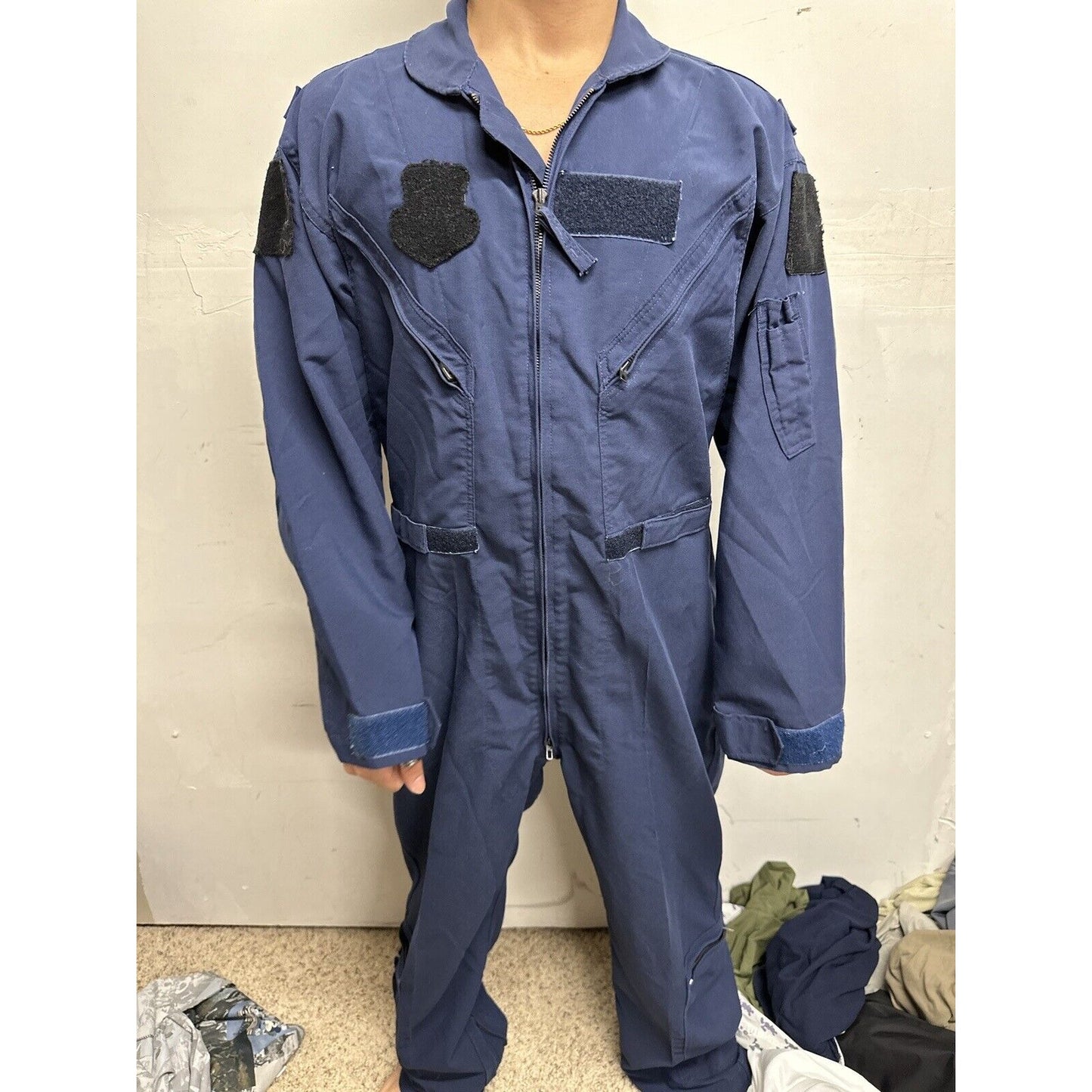 Vtg 90sSAC Missile Crew Coveralls Military USAF Jumpsuit Mechanic Flightsuit 42R