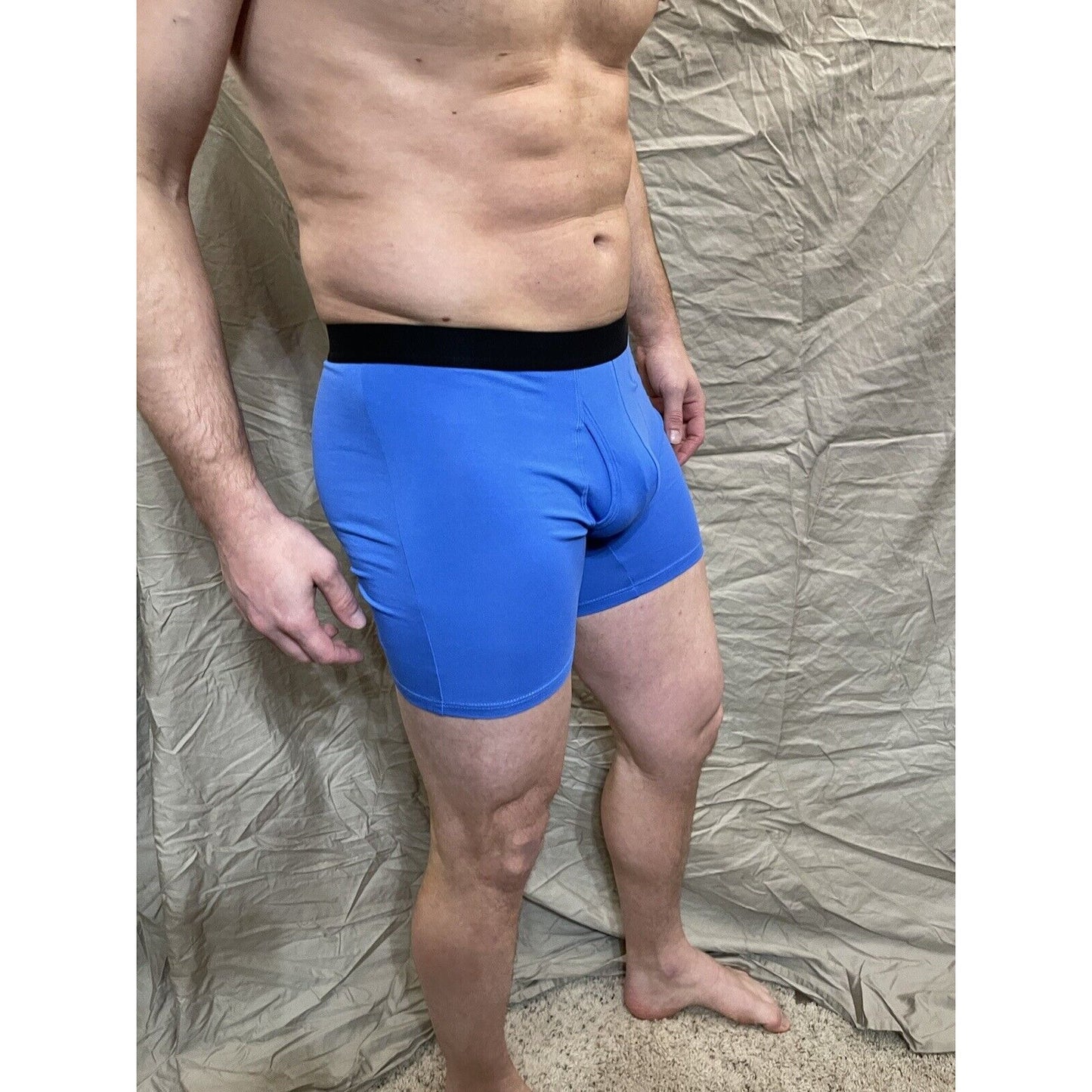 men's blue inersy weekly medium compression shorts
