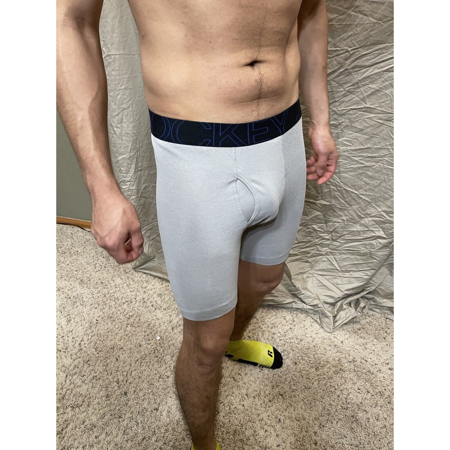 men's gray jockey boxer briefe medium Active blend