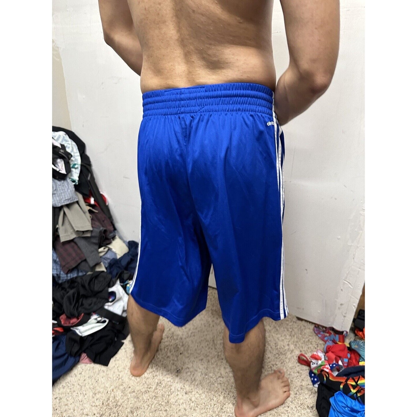 Men’s Blue Adidas Medium United States Coast Guard Academy Athletic Shorts