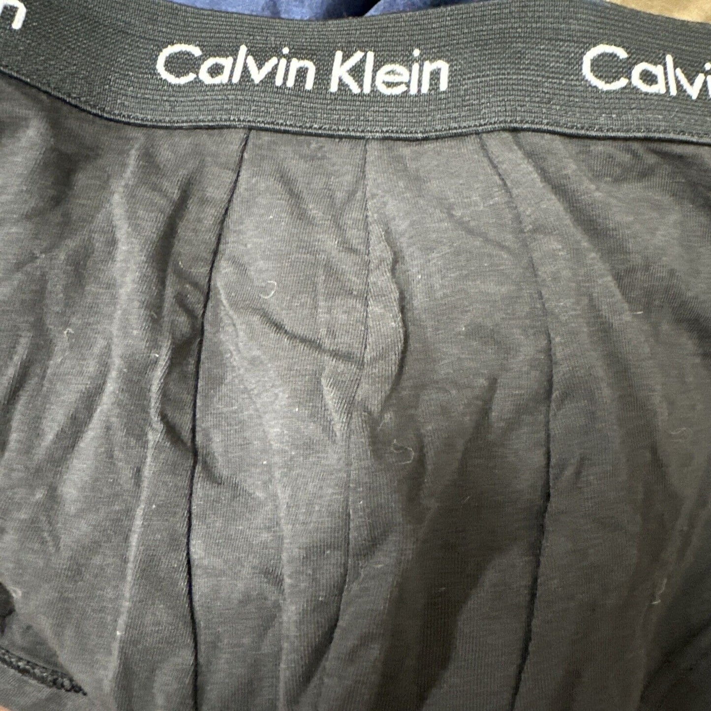 Men’s Black Calvin Klein Small Trunk Style Boxer Briefs