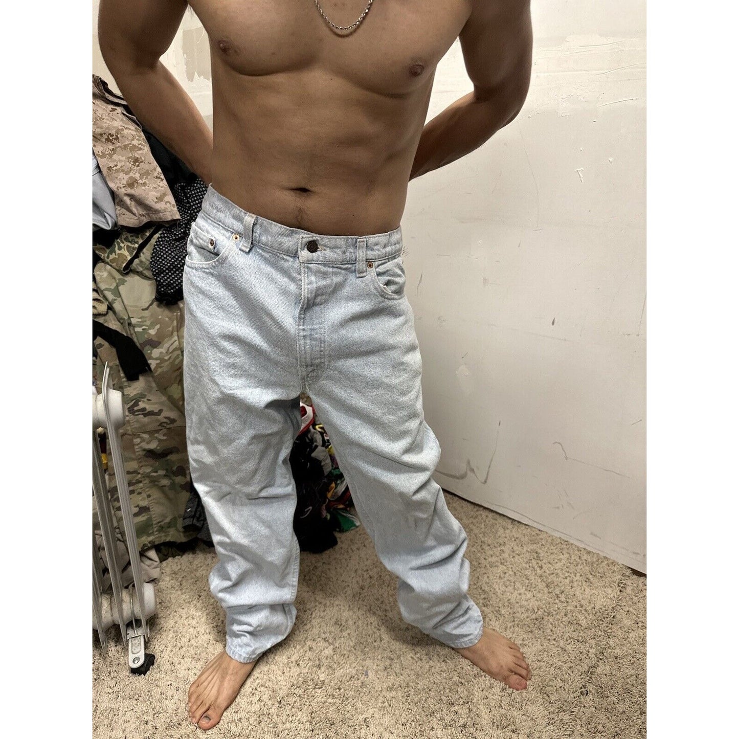 Men’s Light Blue Levi’s 550 38 X 32 Jeans
