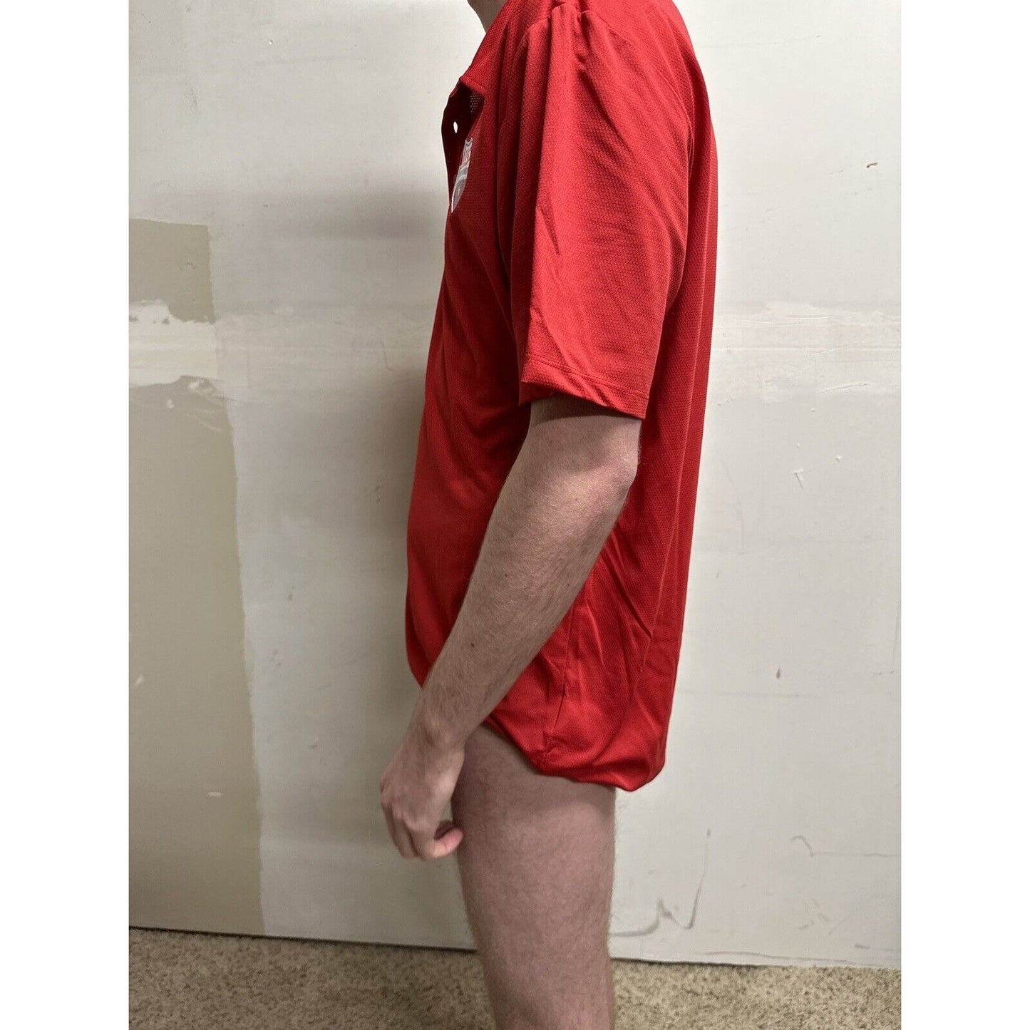 men’s red polo shirt arena usa swimming Size Large
