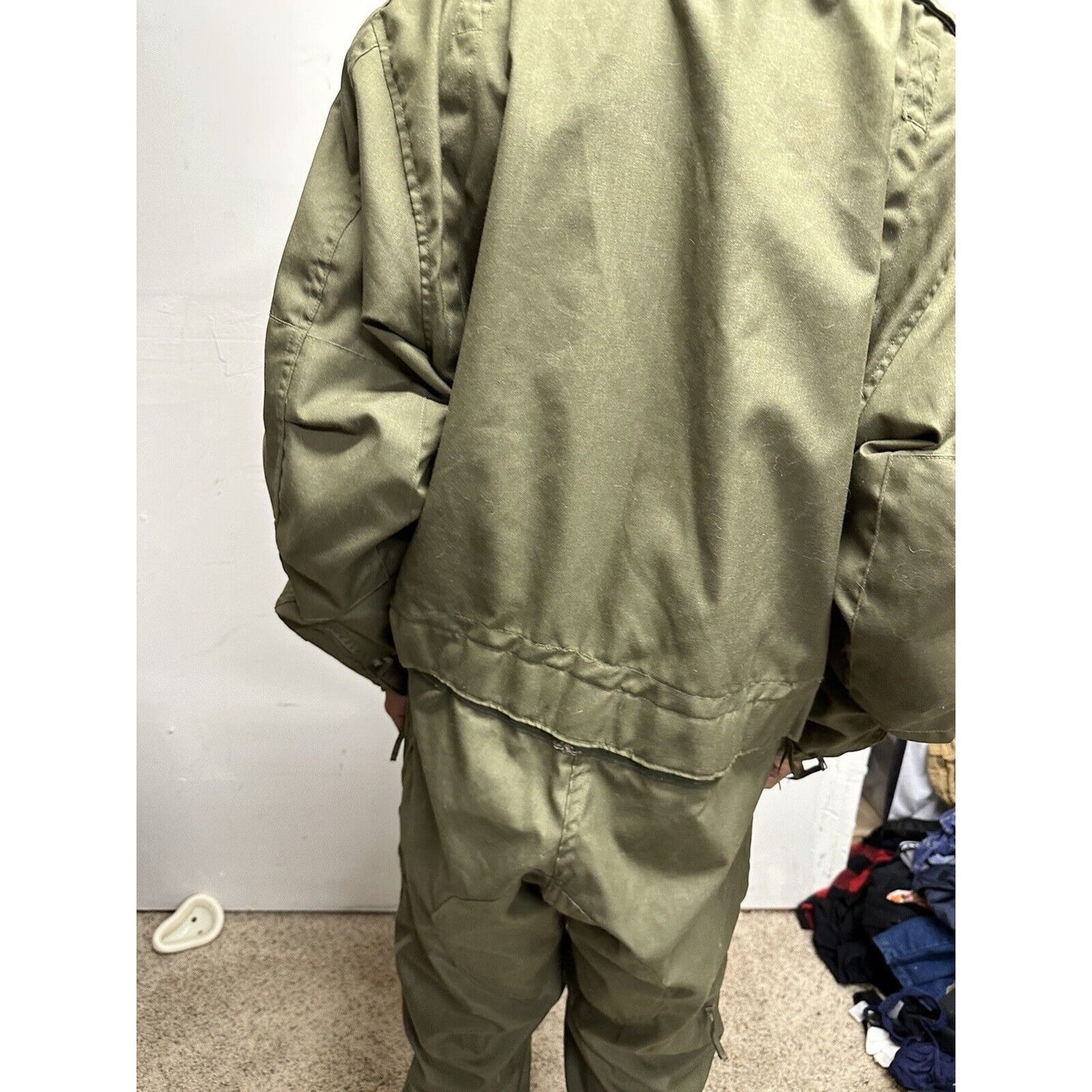 Men’s US Army Overalls Large Regular Military Uniform Combat With Patches