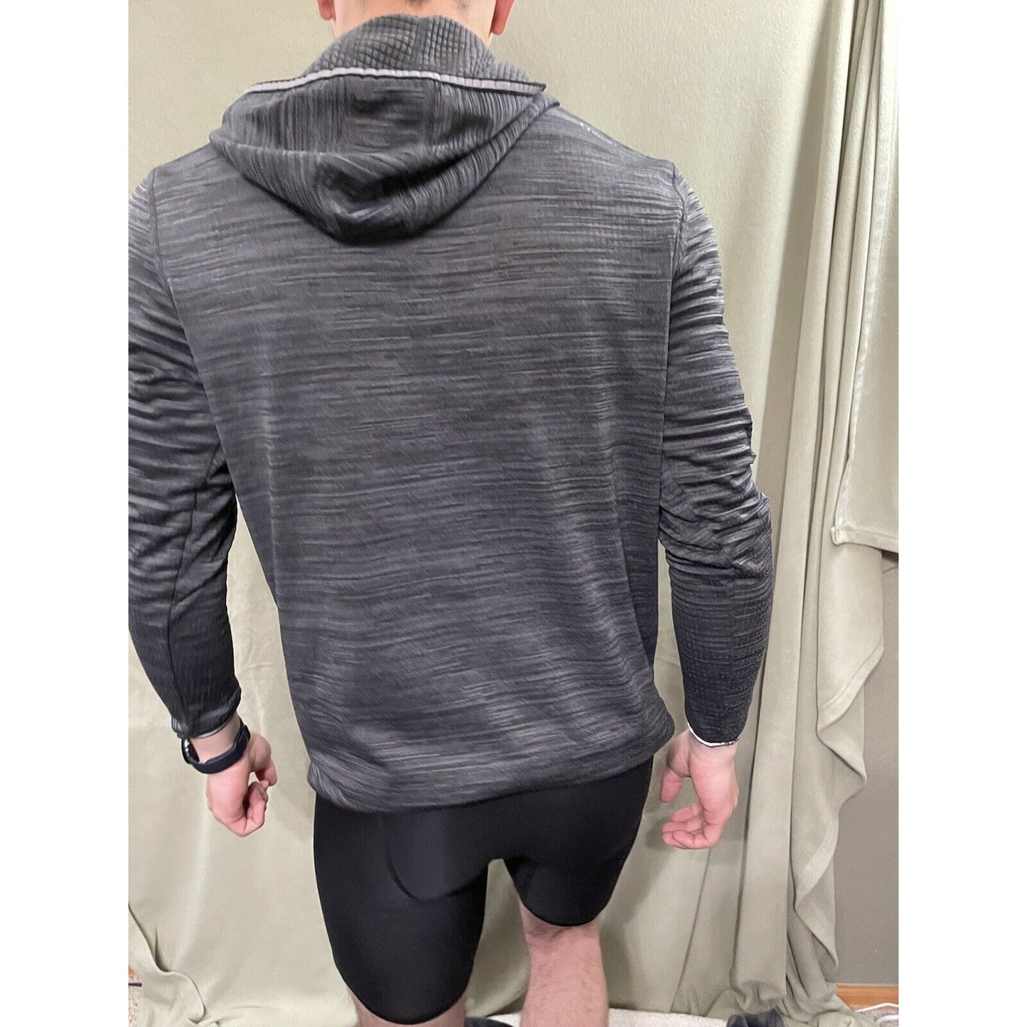 Men’s Gray Medium Hind Running Jacket / Hoodie 5% Spandex