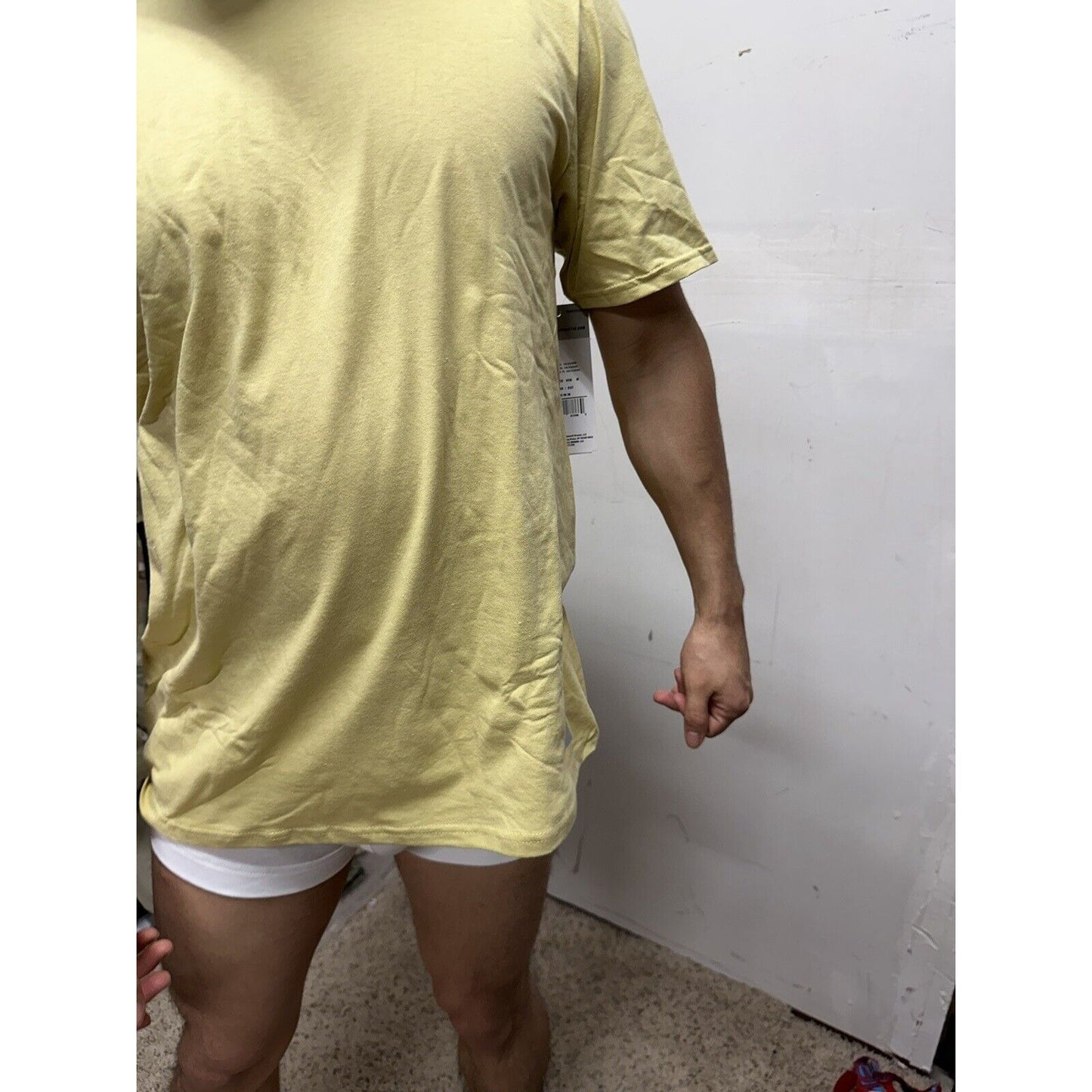 Russell Athletic Gold Medium Tshirt Short Sleeve Dri Power Odor Protection