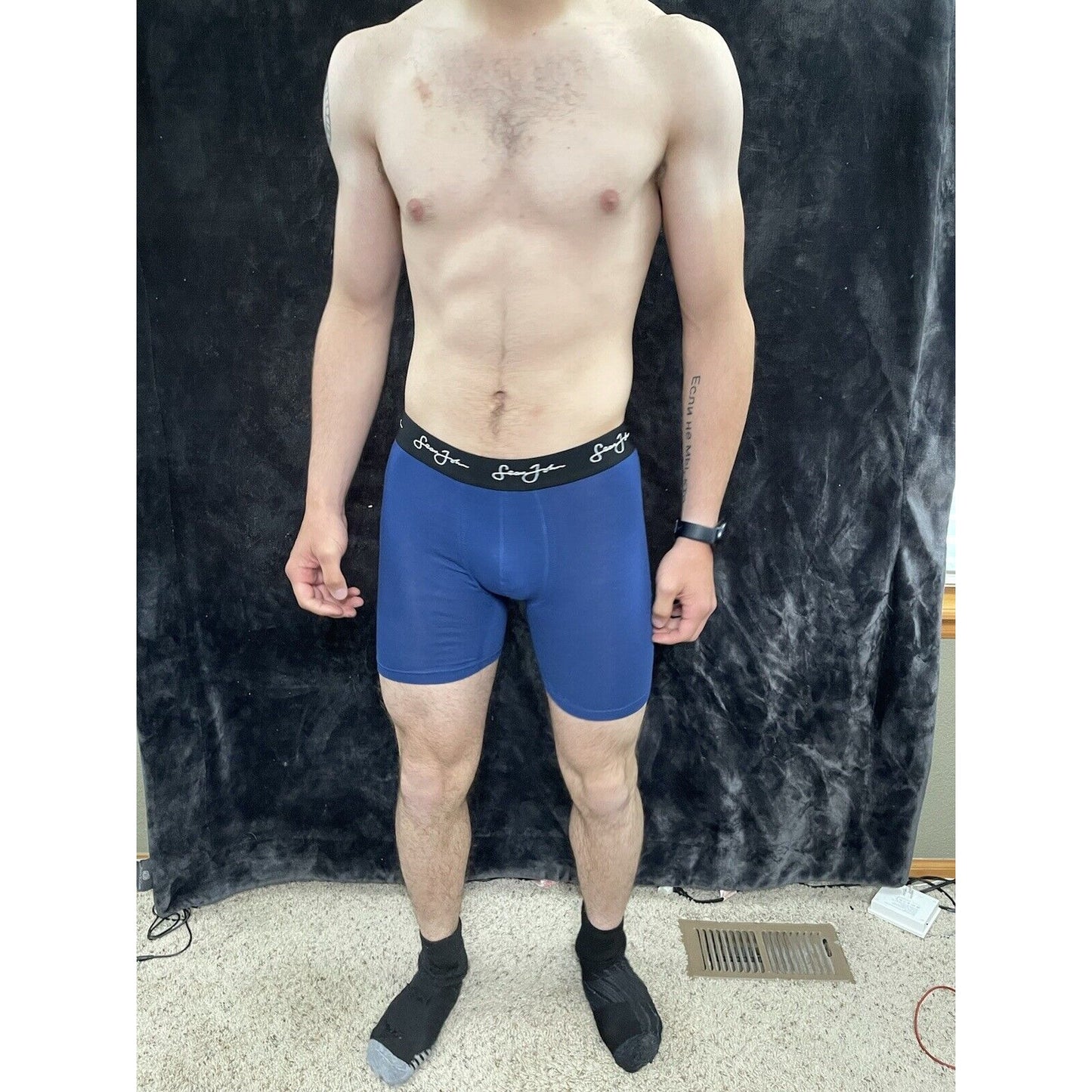 Men’s Sean John Blue Boxer Briefs Size Small