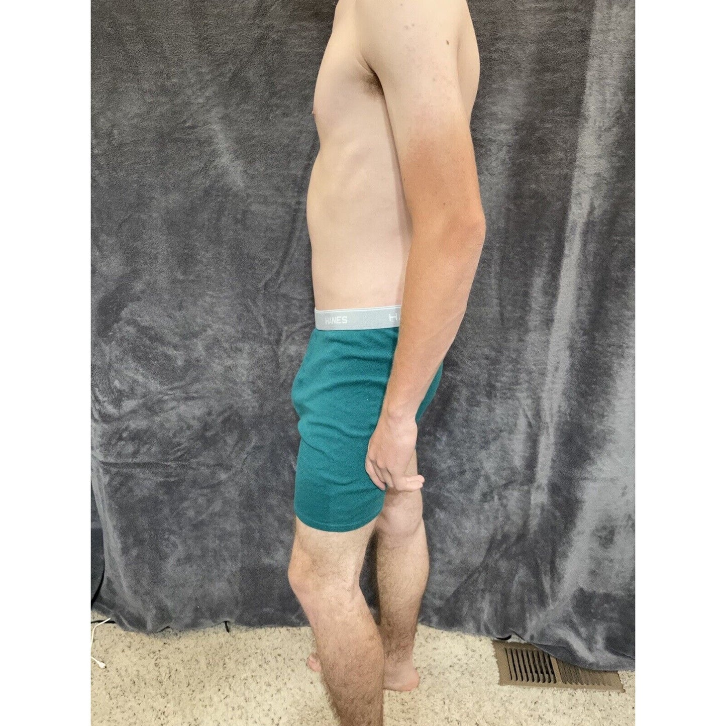 men's green hanes XL boxer brief comfort flex