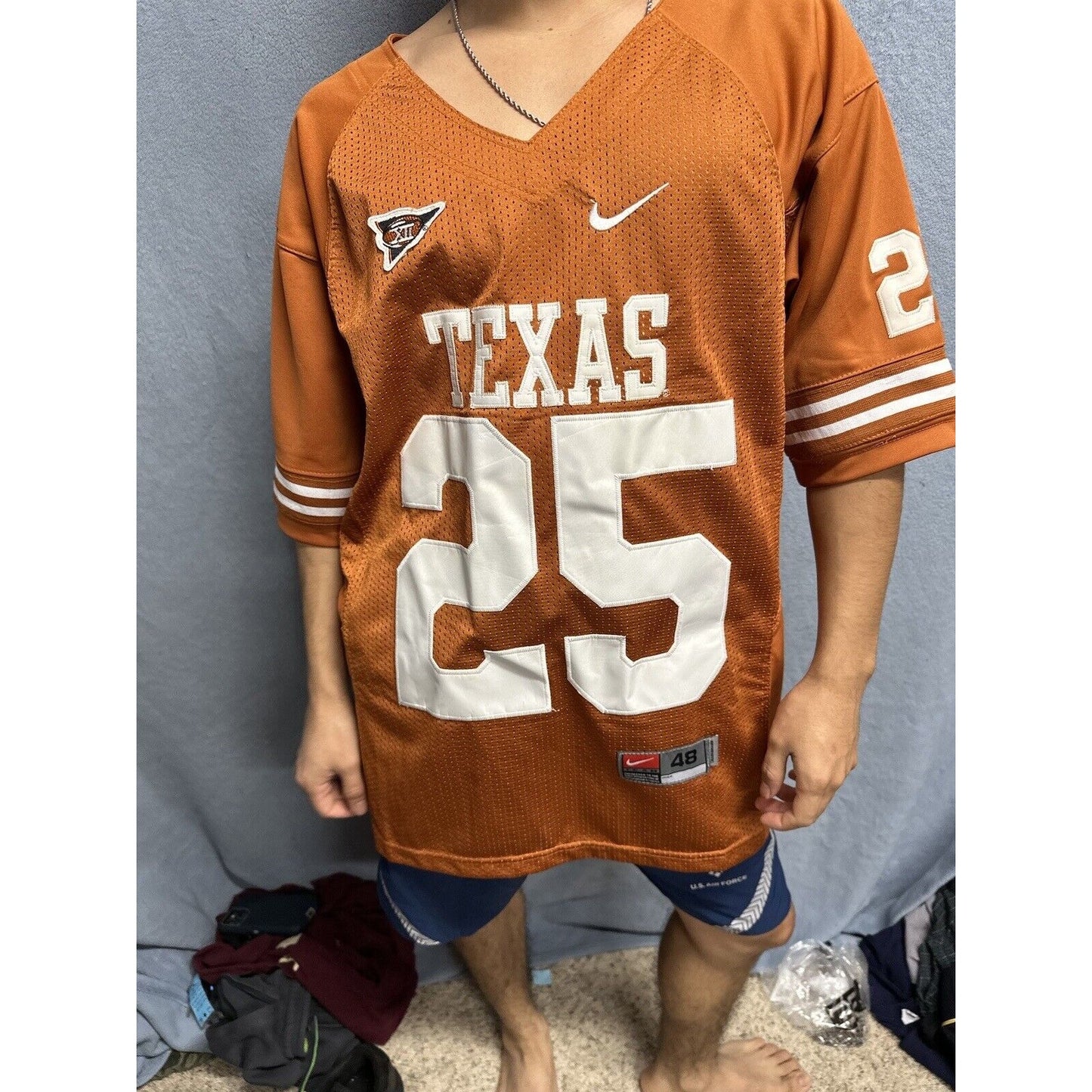Men’s Texas Longhorns Size 48 Team Nike #25 Football Jersey