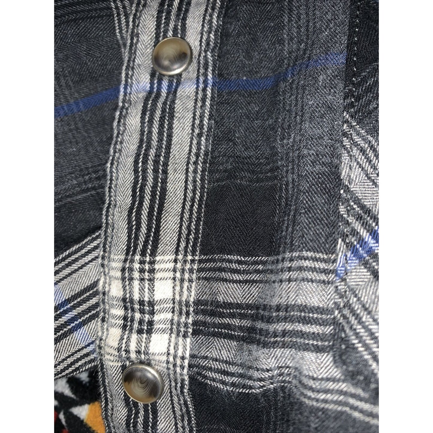 NEW American Eagle Mens Snap Button Down Shirt Size Large Seriously Soft Western