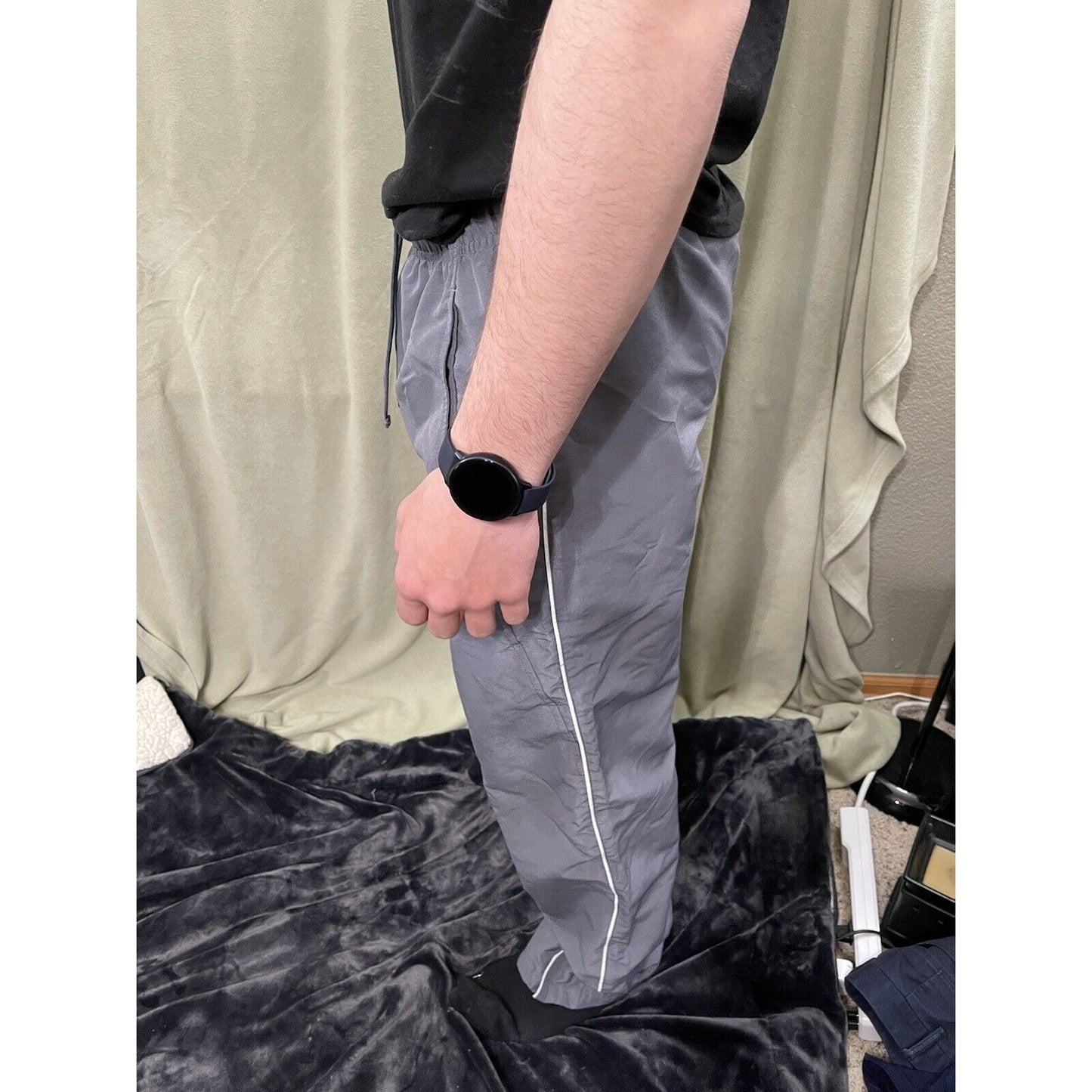 Domyos Windbreaker / Track / Jogging Pants Gray Men’s Small