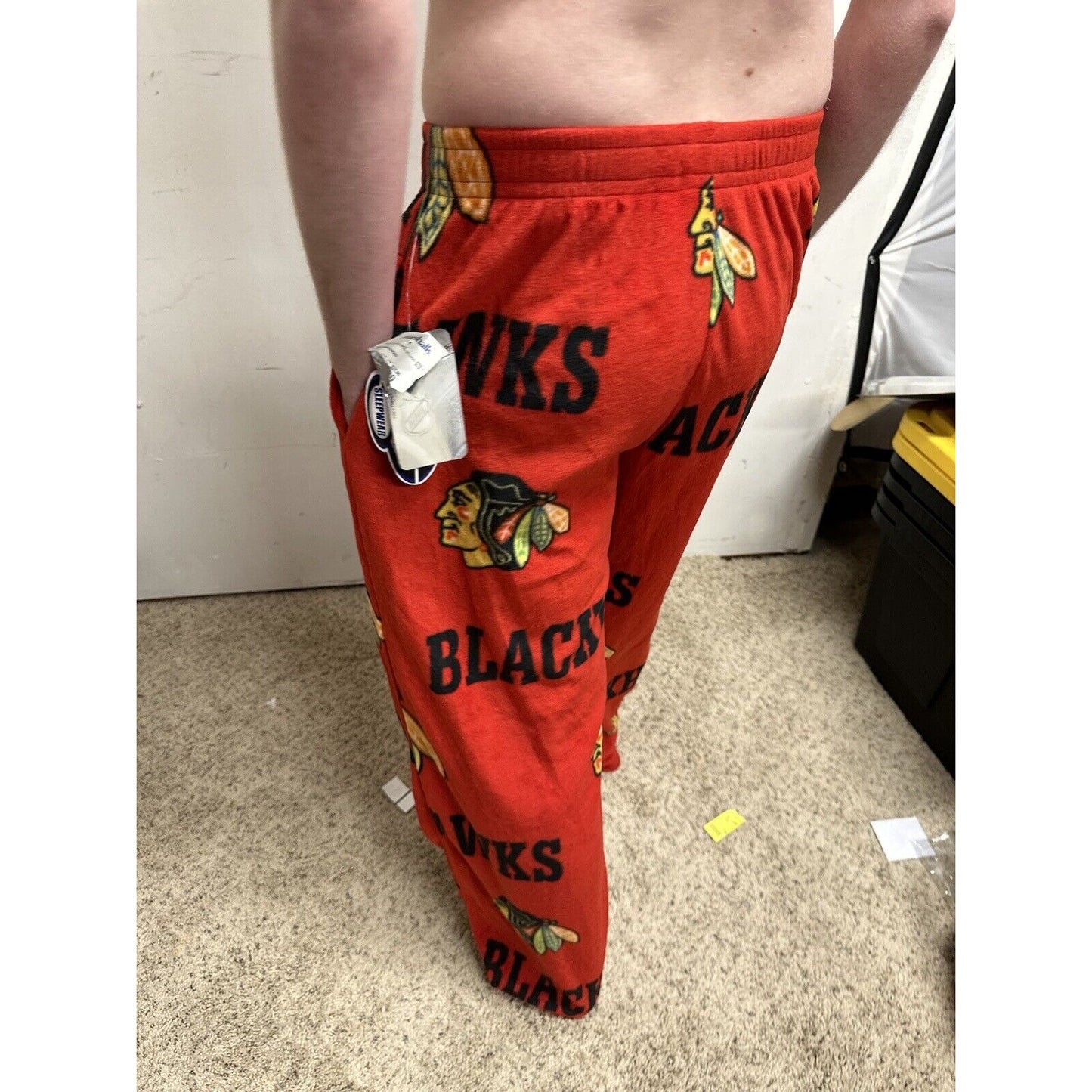 men’s concept sport sleepwear nhl medium blackhawks